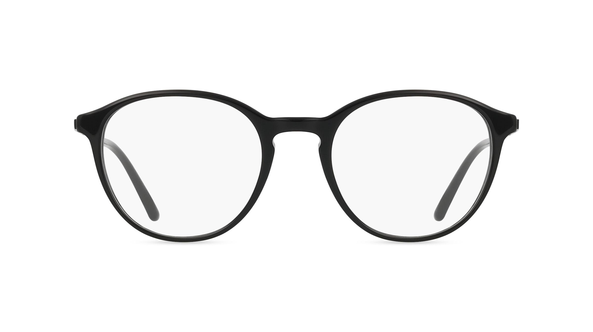 Giorgio Armani 0AR7237 Herren-Brille inkl. Gläser Vollrand Panto Acetat-Gestell 51/19/145, schwarz