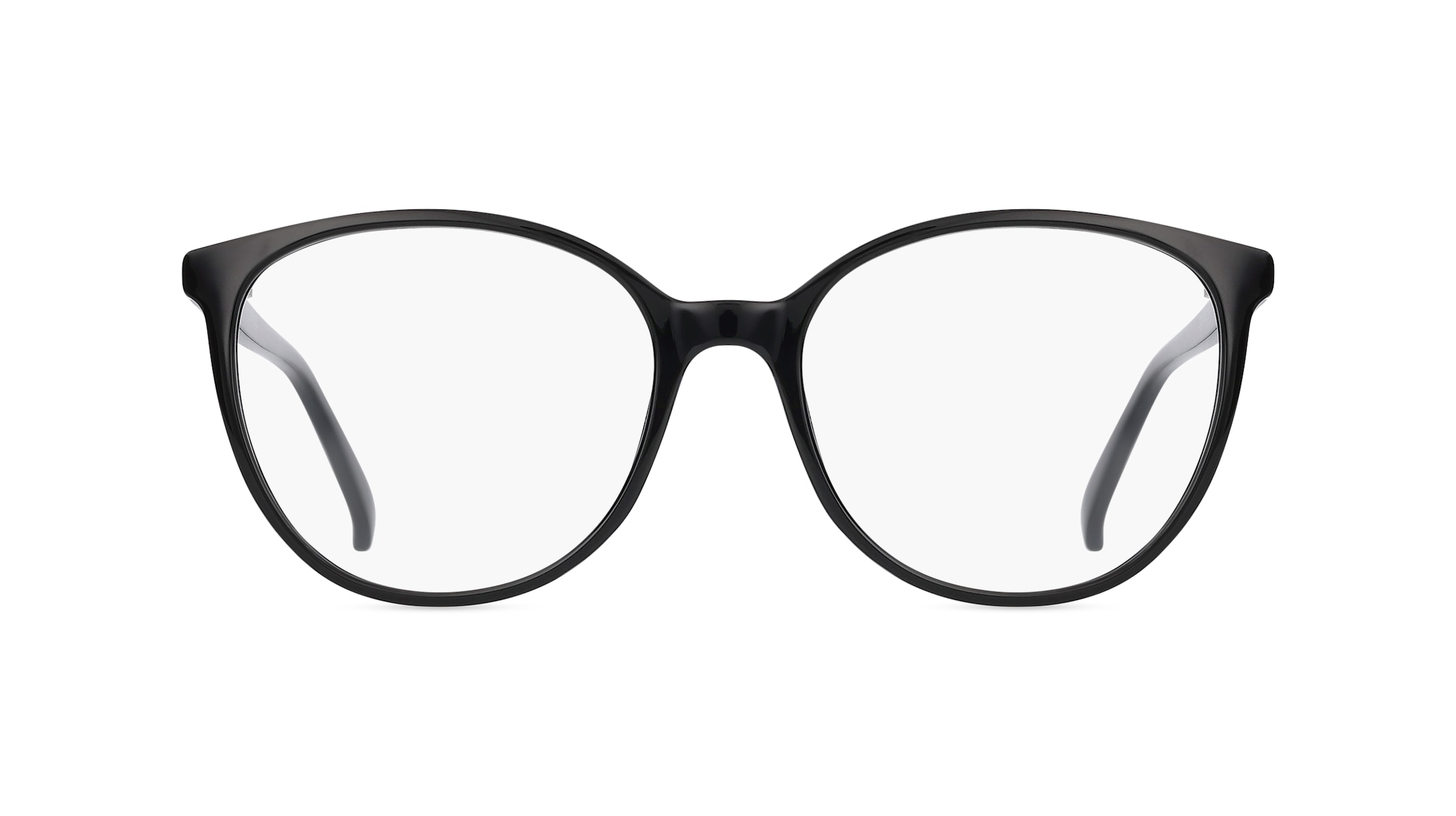 Fielmann ABC 066 MOD CL Damen-Brille inkl. Gläser Vollrand Oval Acetat-Gestell 50mm/16mm/135mm, schwarz