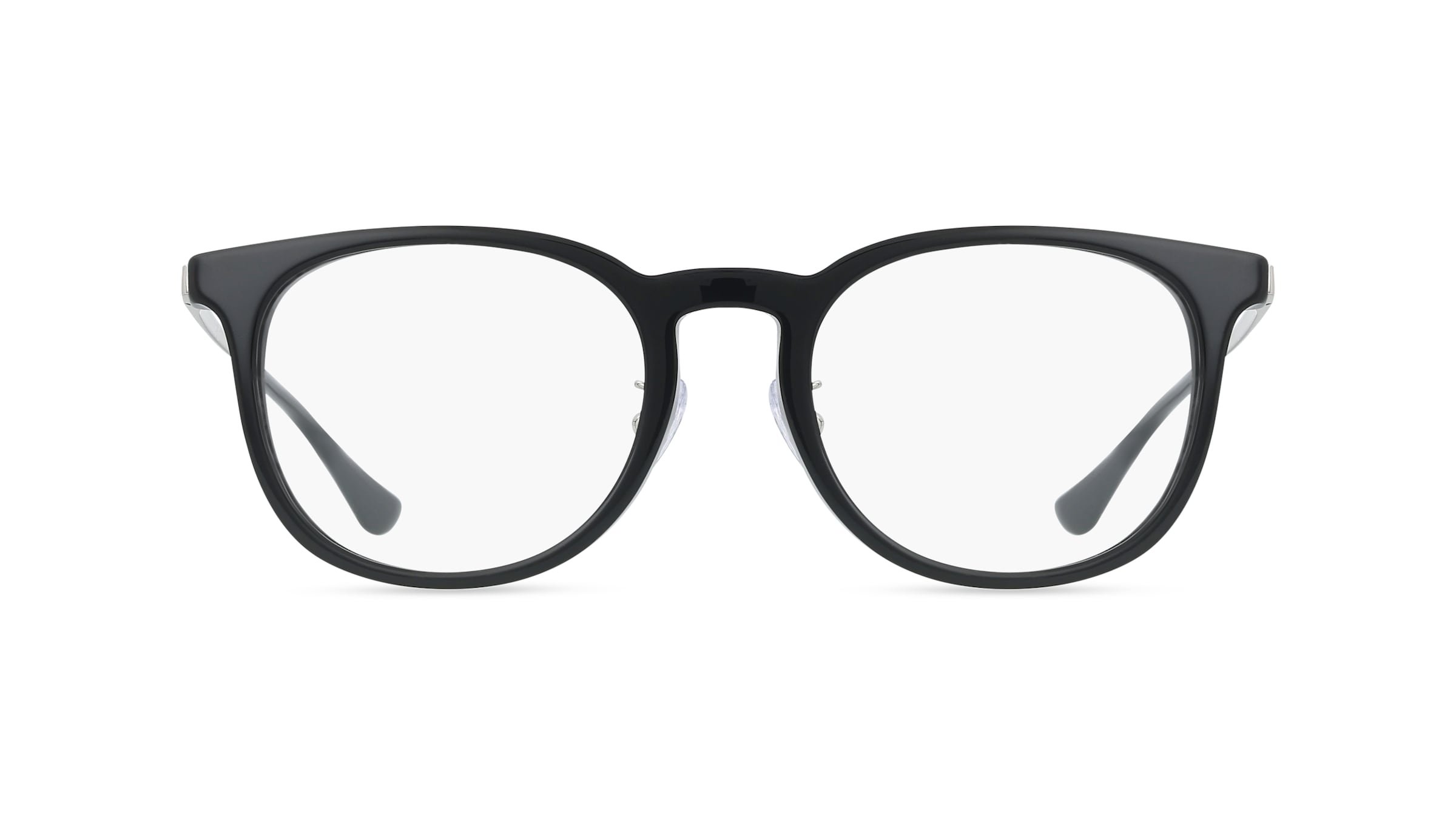 Ray-Ban RX5453D Unisex-Brille inkl. Gläser Vollrand Quadratisch Acetat-Gestell 52/20/145, Schwarz