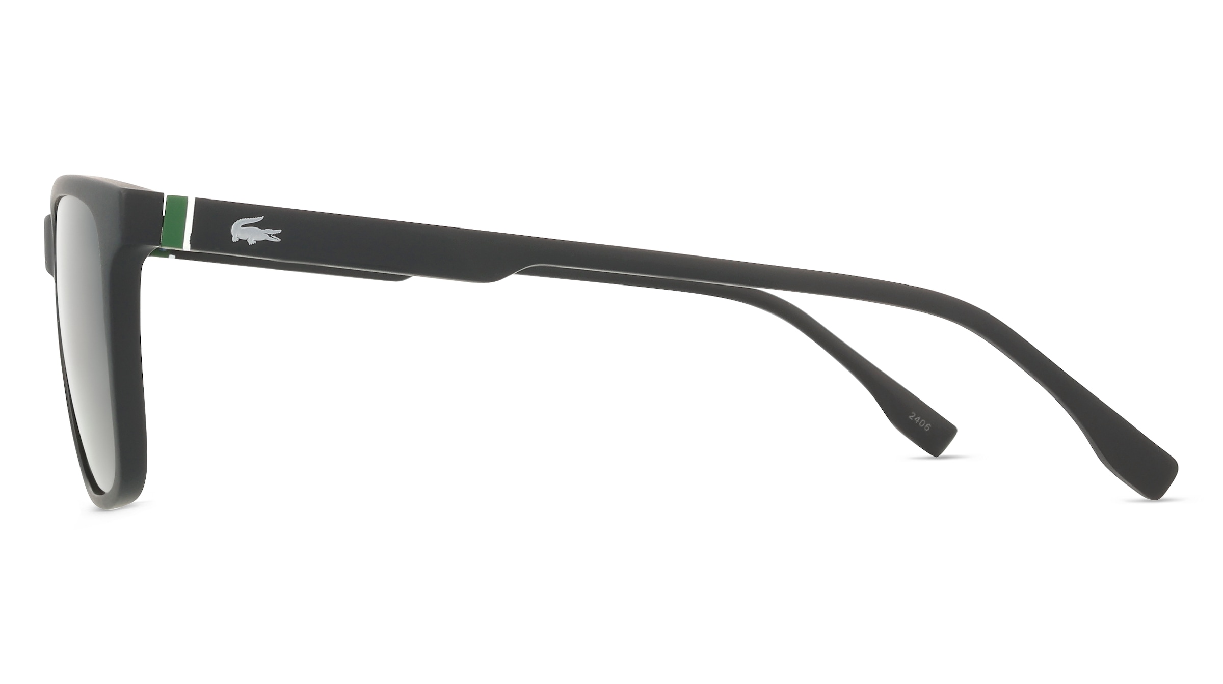 Thumbnail - Lacoste L6041S Unisex-Sonnenbrille Vollrand Quadratisch Kunststoff-Gestell, schwarz