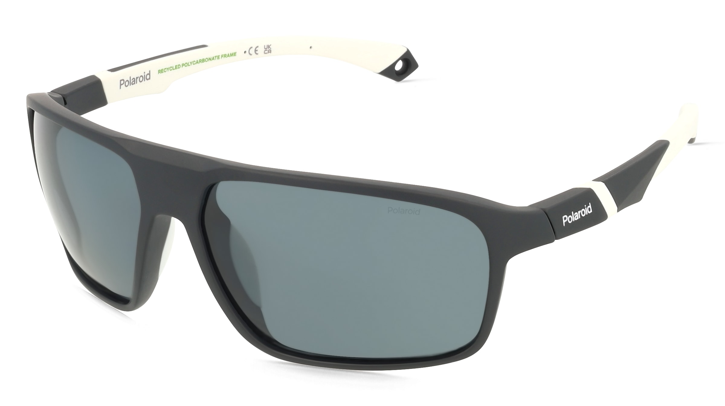 Polaroid PLD 7058/S Herren-Sonnenbrille Vollrand Eckig Kunststoff-Gestell, Schwarz