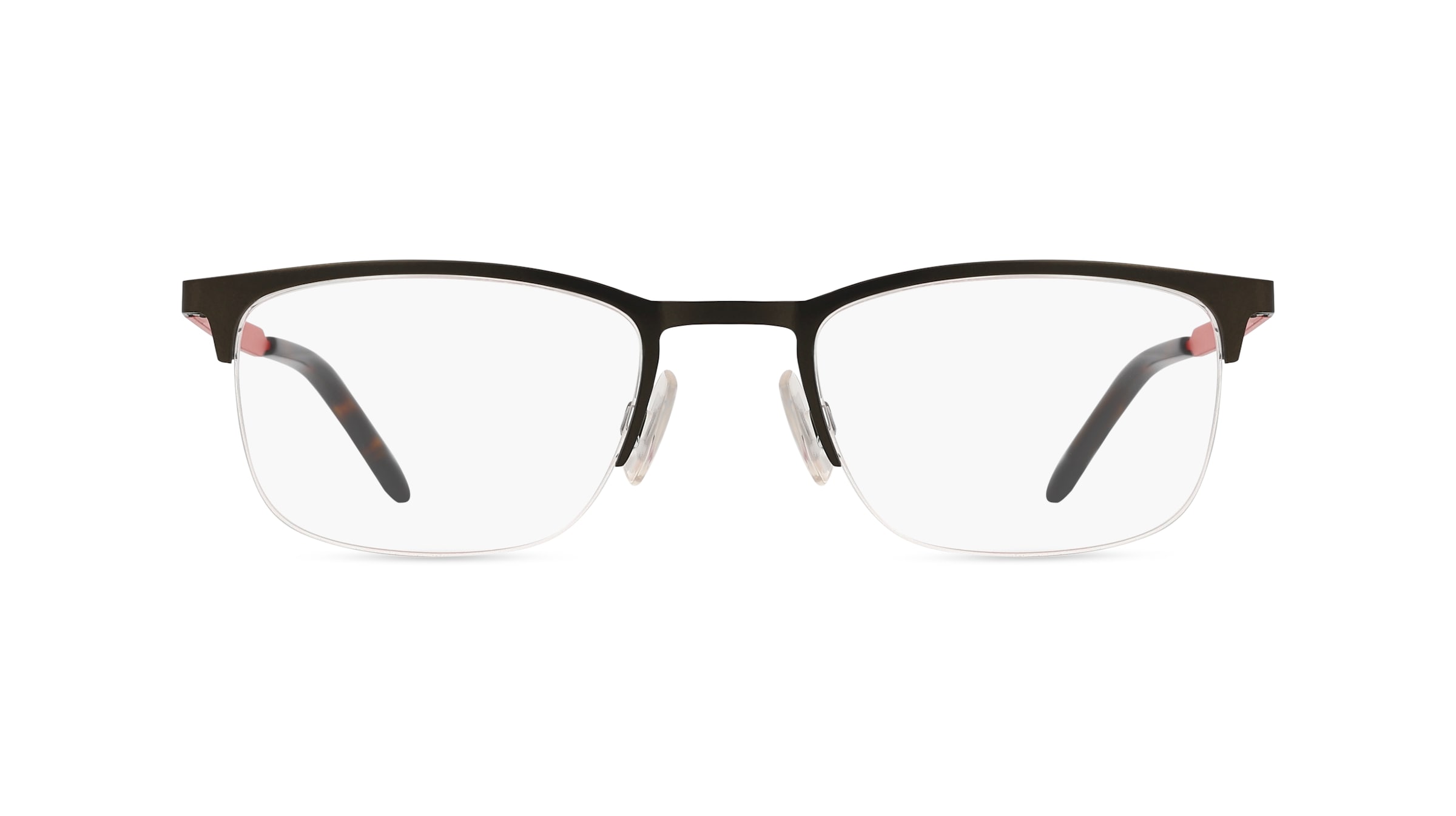 Hugo HG 1019 Herren-Brille inkl. Gläser Halbrand Eckig Metall-Gestell 53mm/20mm/145mm, schwarz