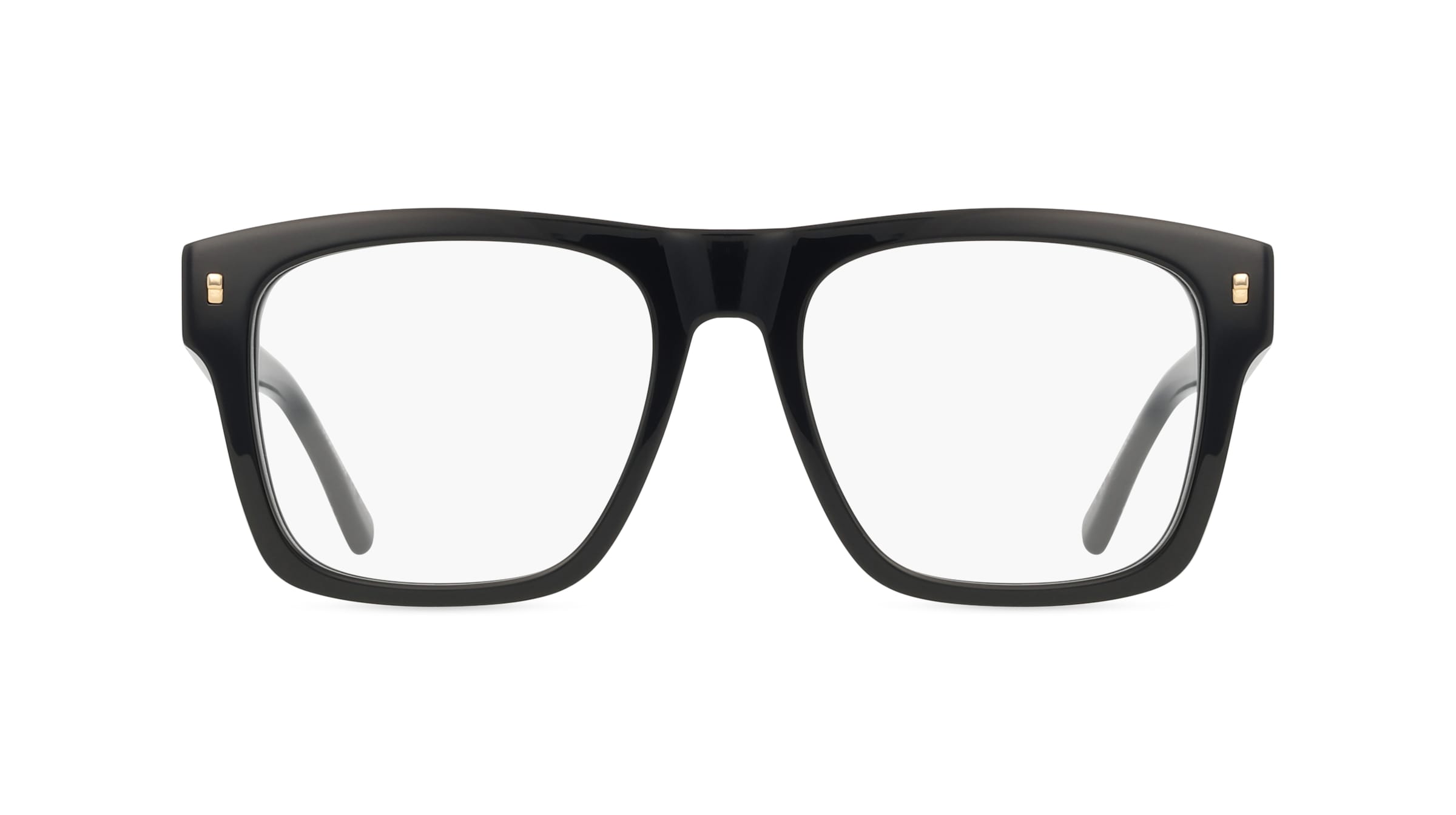 Dsquared2	 D2 0037 Herren-Brille inkl. Gläser Vollrand Eckig Acetat-Gestell 53mm/18mm/145mm, schwarz