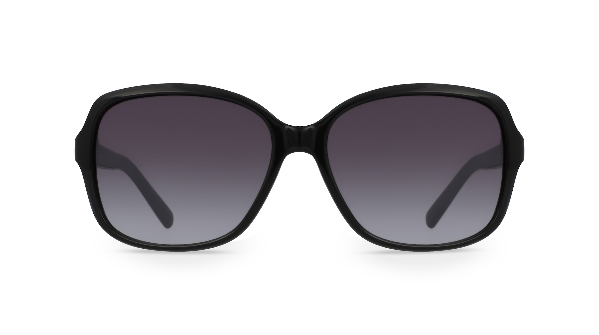 Fielmann OU 007 SUN CL Damen-Sonnenbrille Vollrand Eckig Propionat-Gestell, schwarz