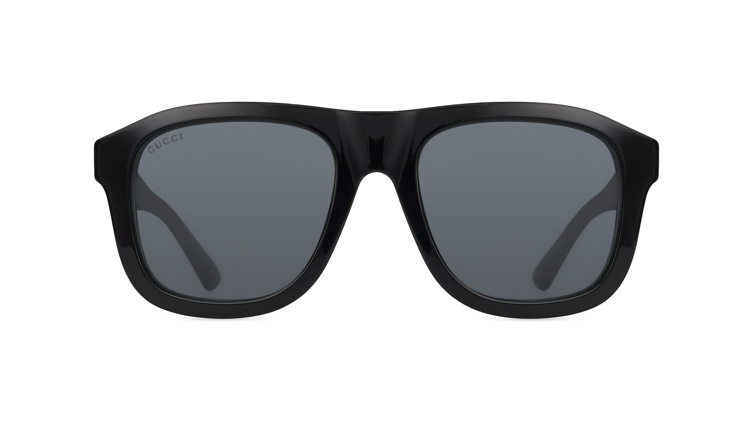 Gucci GG1316S Herren-Sonnenbrille Vollrand Pilot Recycelt-Gestell, schwarz