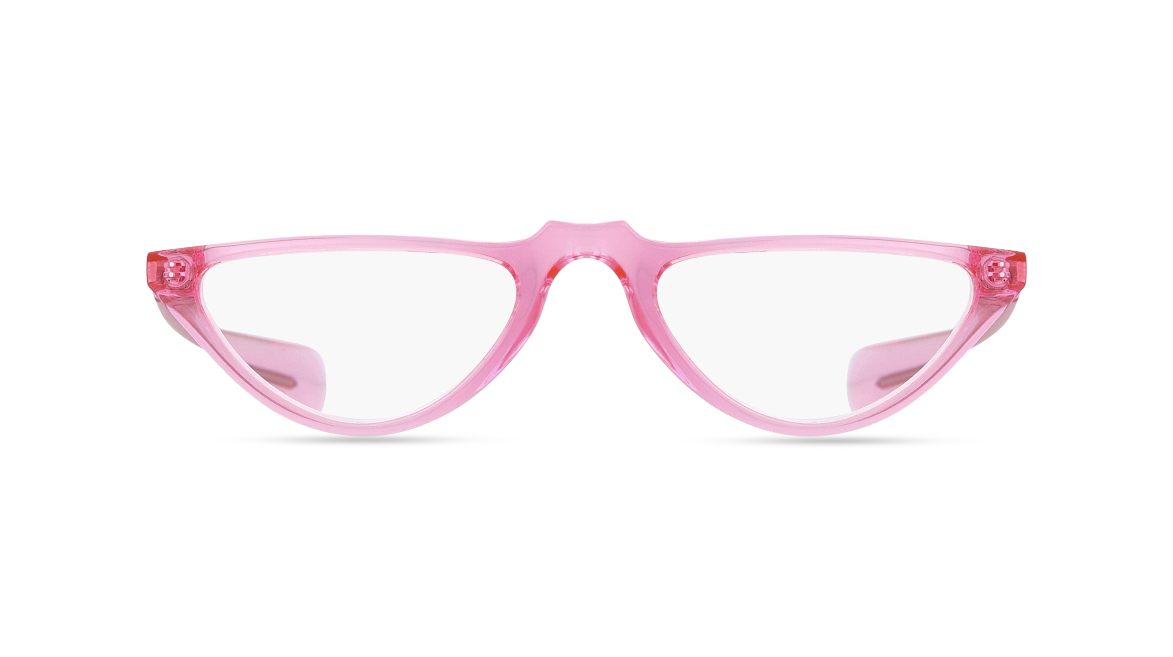Fielmann READER 005 CL Unisex-Brille Vollrand Quadratisch Kunststoff-Gestell, pink