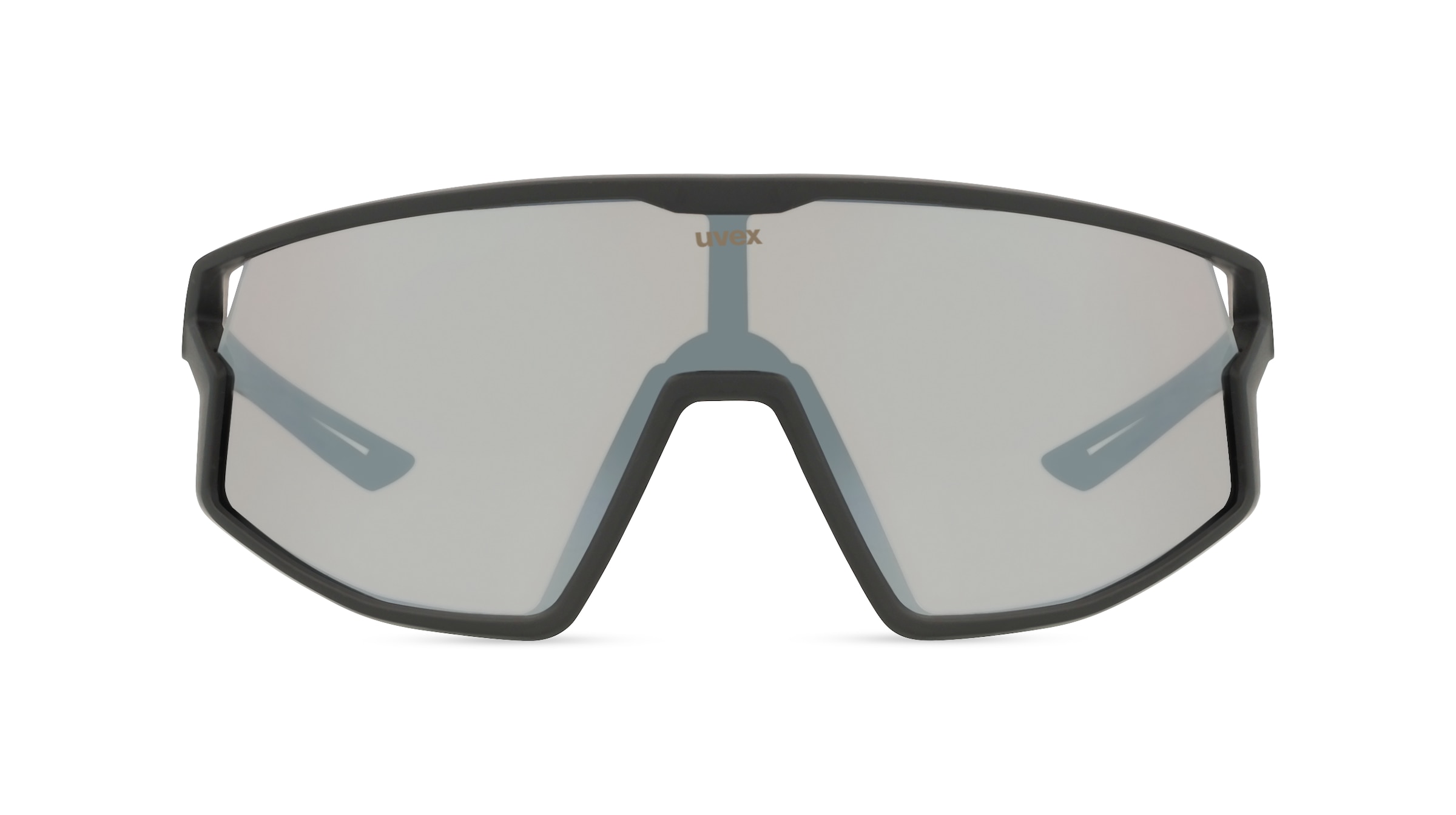 Uvex Sports S533089 skyryse Unisex-Sonnenbrille Vollrand Monoscheibe Kunststoff-Gestell, schwarz
