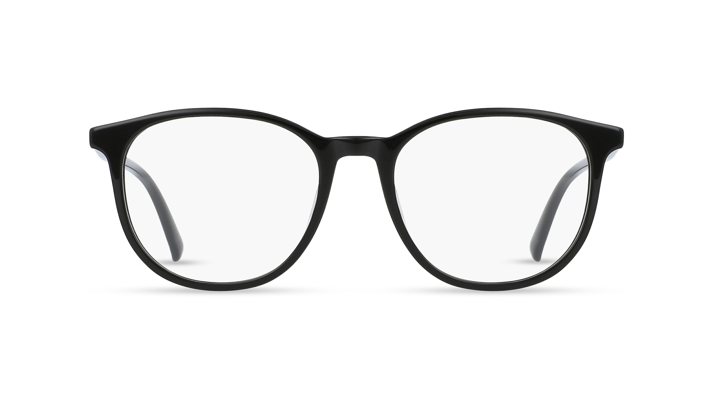 Fielmann LN 028 CL Unisex-Brille inkl. Gläser Vollrand Panto Acetat-Gestell 51mm/19mm/145mm, schwarz