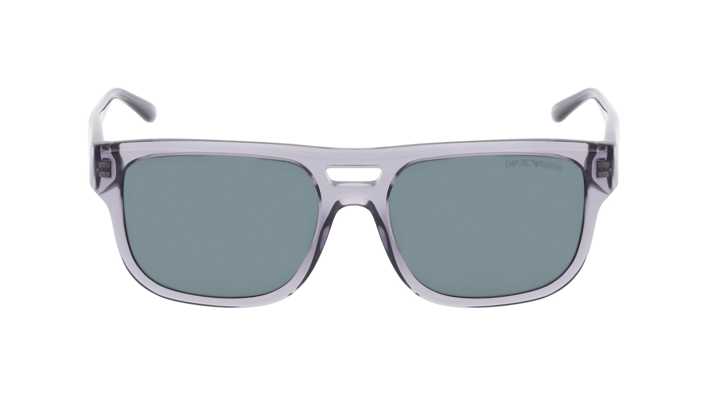 Emporio Armani EA4197 Herren-Sonnenbrille Vollrand Pilot Acetat-Gestell, Grau
