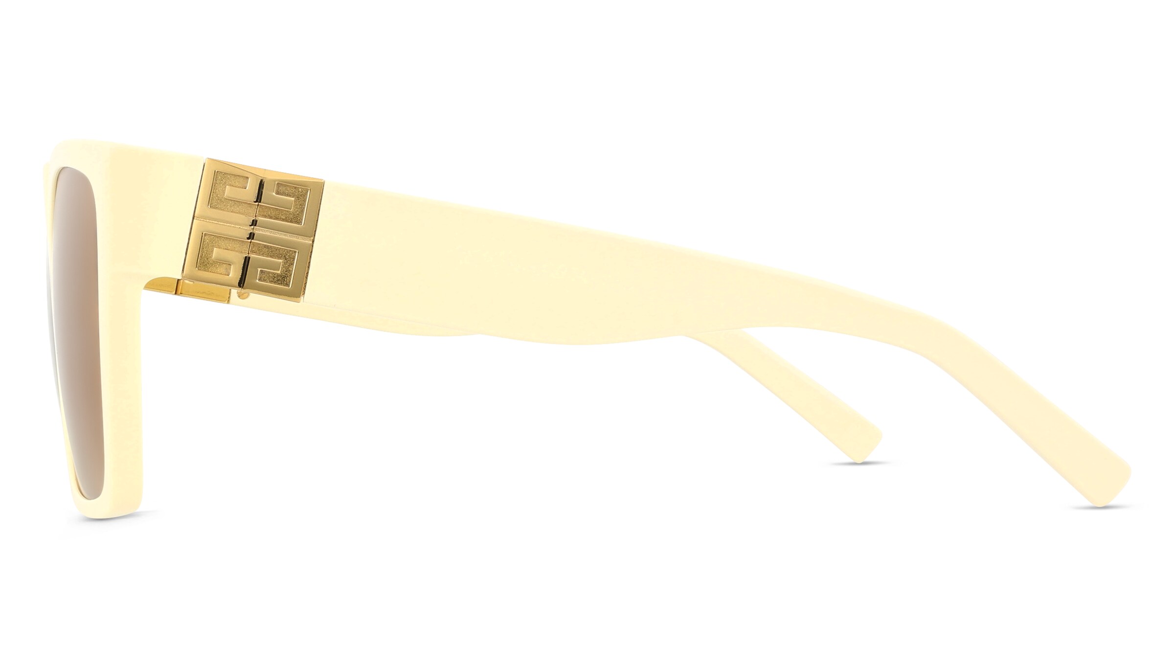 Thumbnail - Givenchy GV40056U Damen-Sonnenbrille Vollrand Quadratisch Acetat-Gestell, gelb