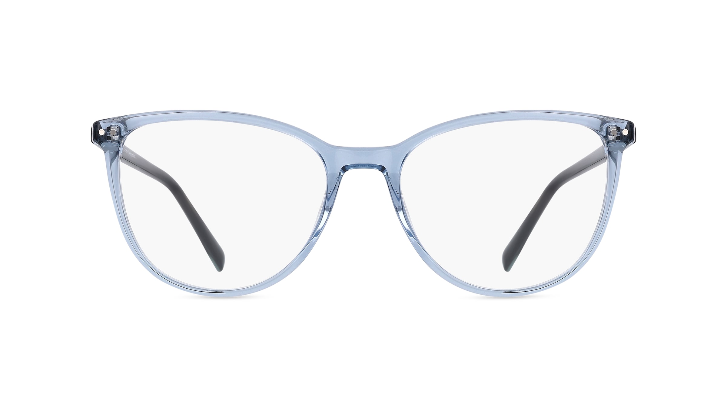 Fielmann MI 049 FA Damen-Brille inkl. Gläser Vollrand Butterfly Acetat-Gestell 54mm/16mm/145mm, blau