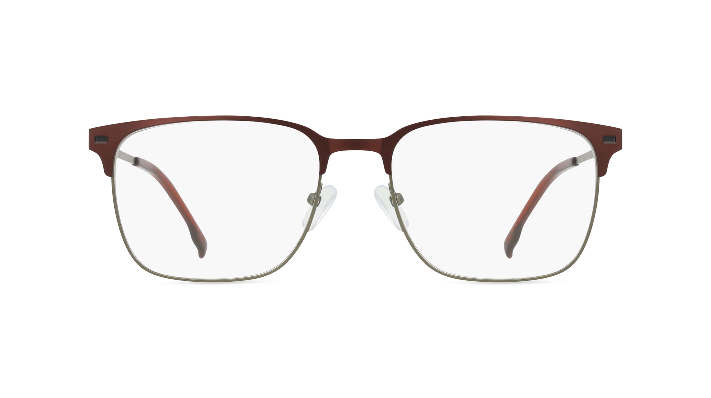 Fielmann BD 442 CL Herren-Brille inkl. Gläser Vollrand Eckig Metall-Gestell 52mm/18mm/140mm, grau