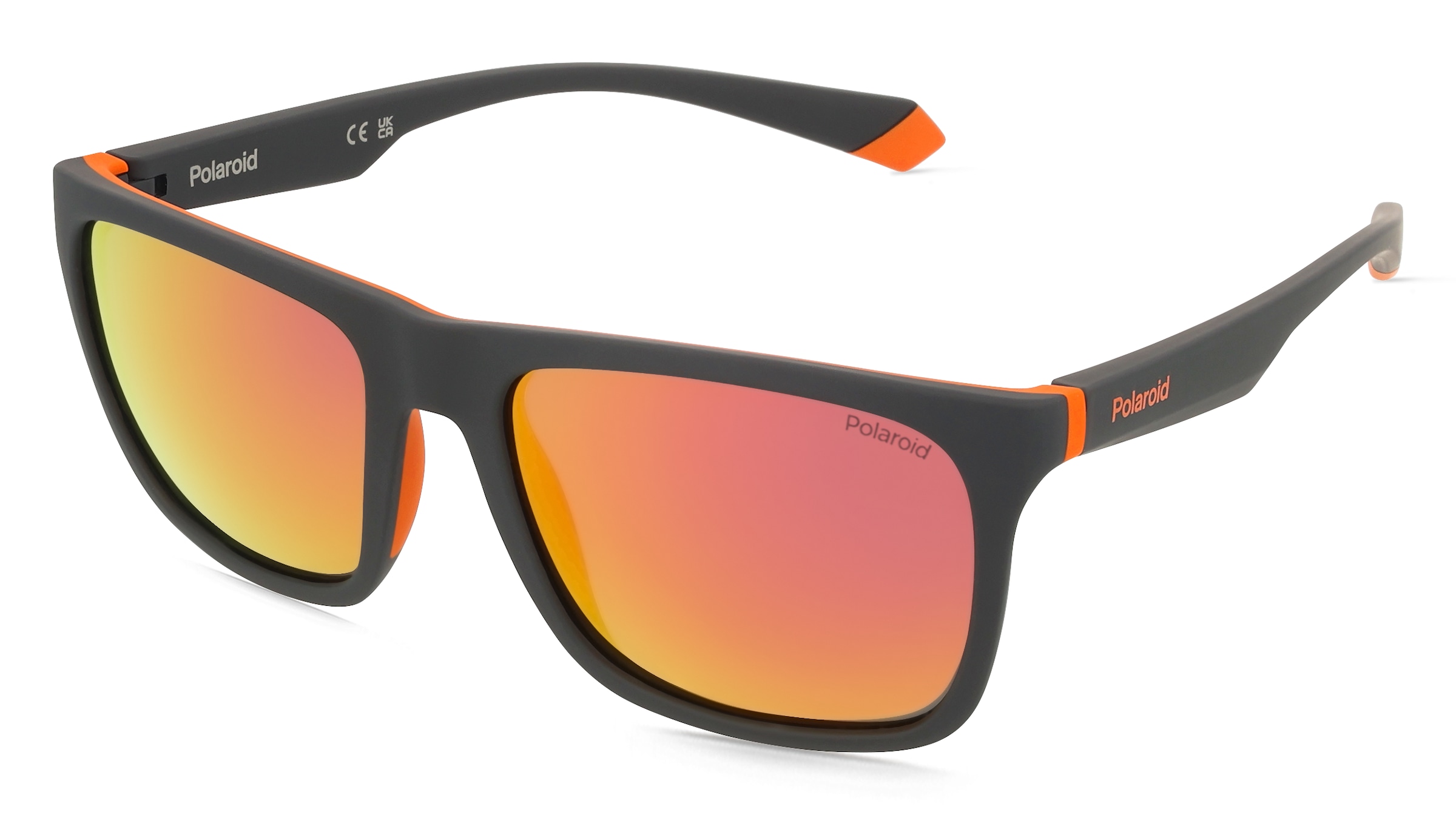 Polaroid PLD 2141/S Unisex-Sonnenbrille Vollrand Eckig Kunststoff-Gestell, Schwarz
