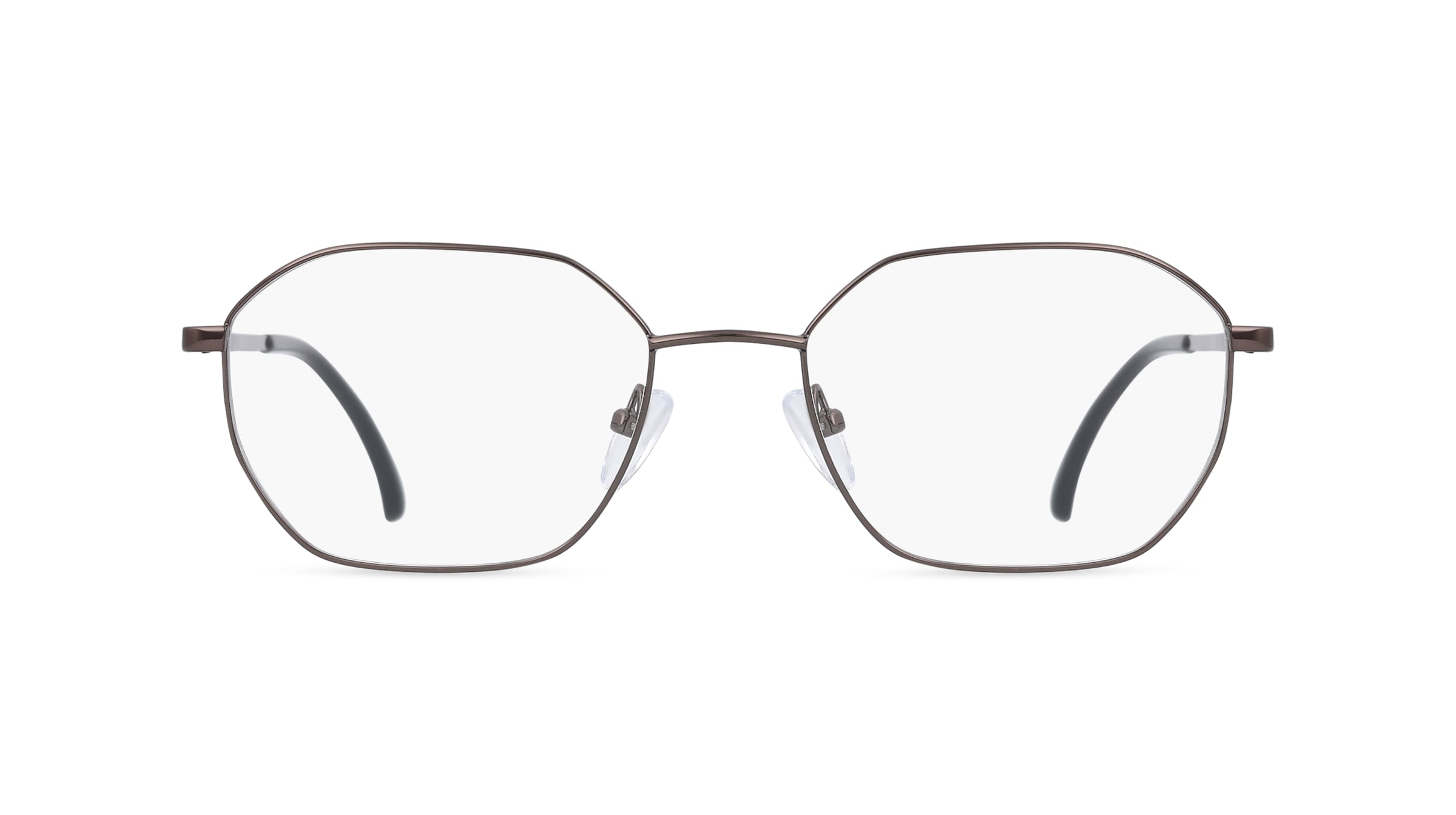 Fielmann BD 535 CL Herren-Brille inkl. Gläser Vollrand Eckig Edelstahl-Gestell 53mm/20mm/145mm, Grau