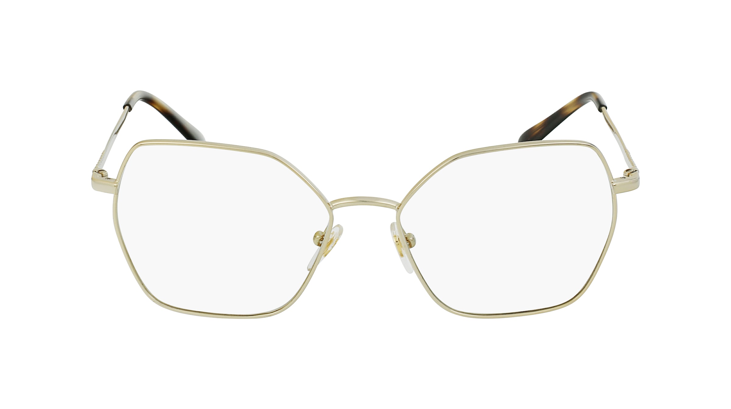 Vogue VO4196 Damen-Brille inkl. Gläser Vollrand Geometrisch Metall-Gestell 53/16/140, Gold
