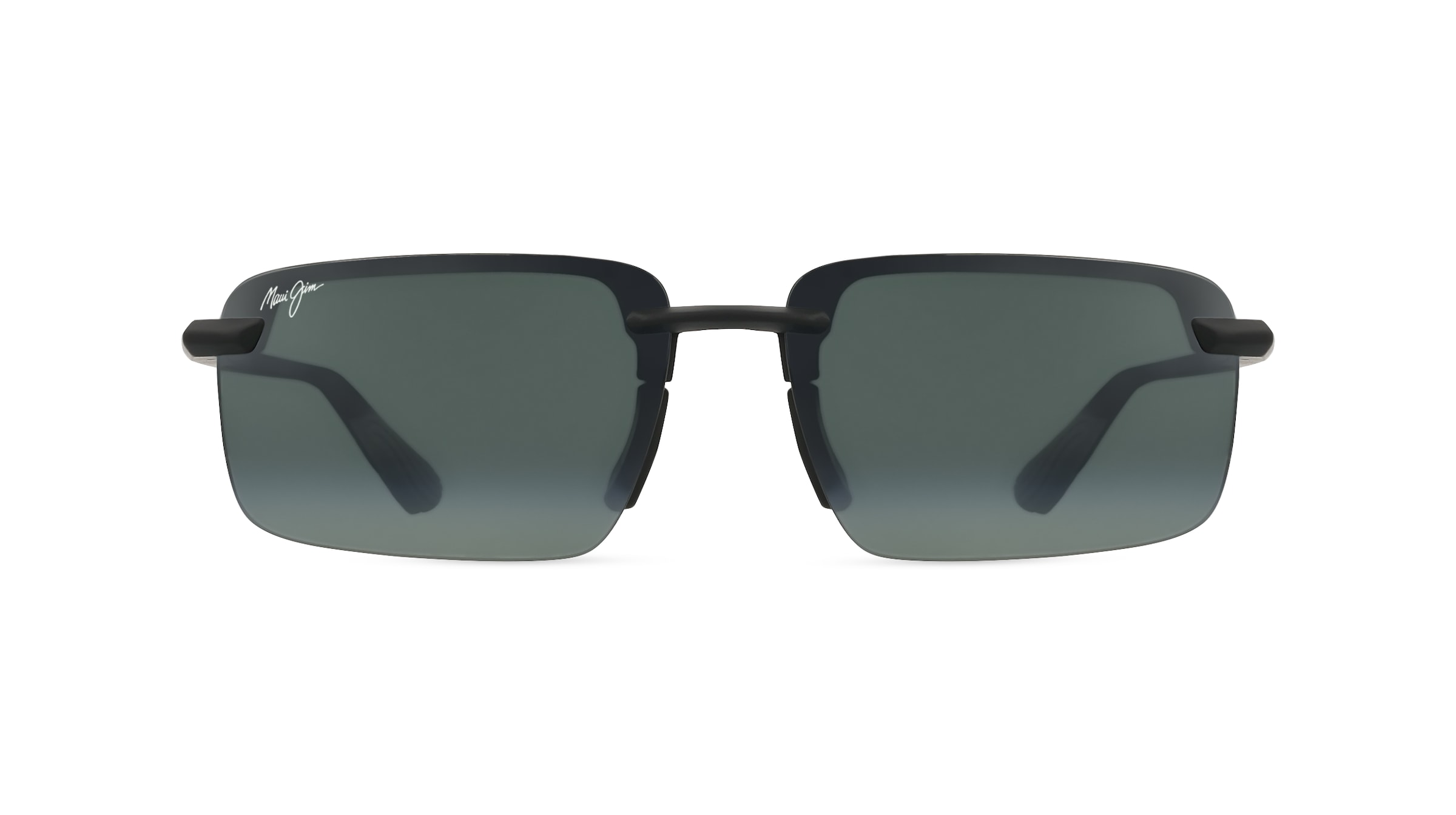 Maui Jim MJ0656SA Unisex-Sonnenbrille Randlos Eckig Nylon-Gestell, schwarz