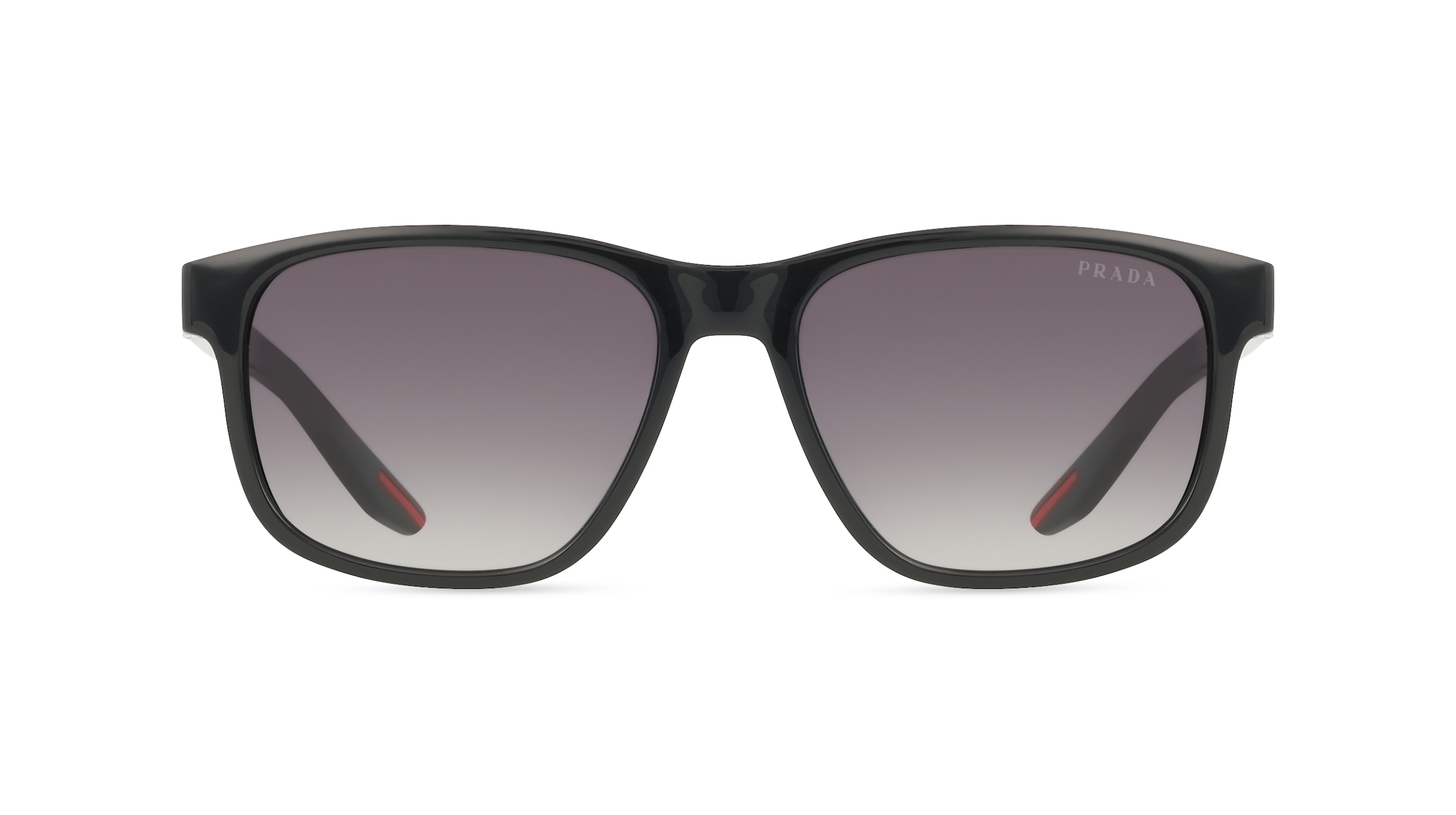 Prada Linea Rossa PS06YS Herren-Sonnenbrille Vollrand Pilot Kunststoff-Gestell, Schwarz