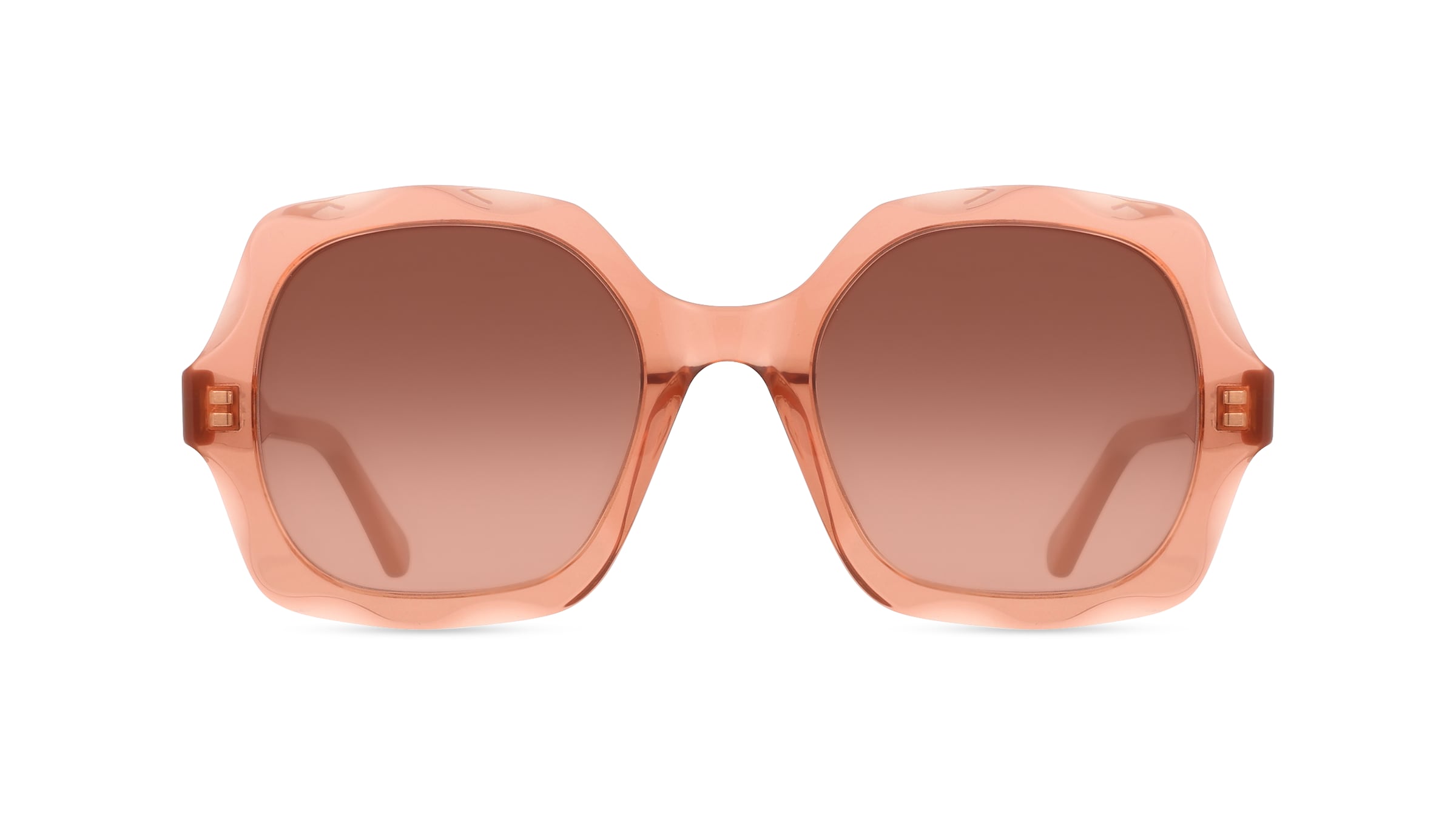 Chloé CH0226S Damen-Sonnenbrille Vollrand Rechteckig Recycled Acetat-Gestell, braun