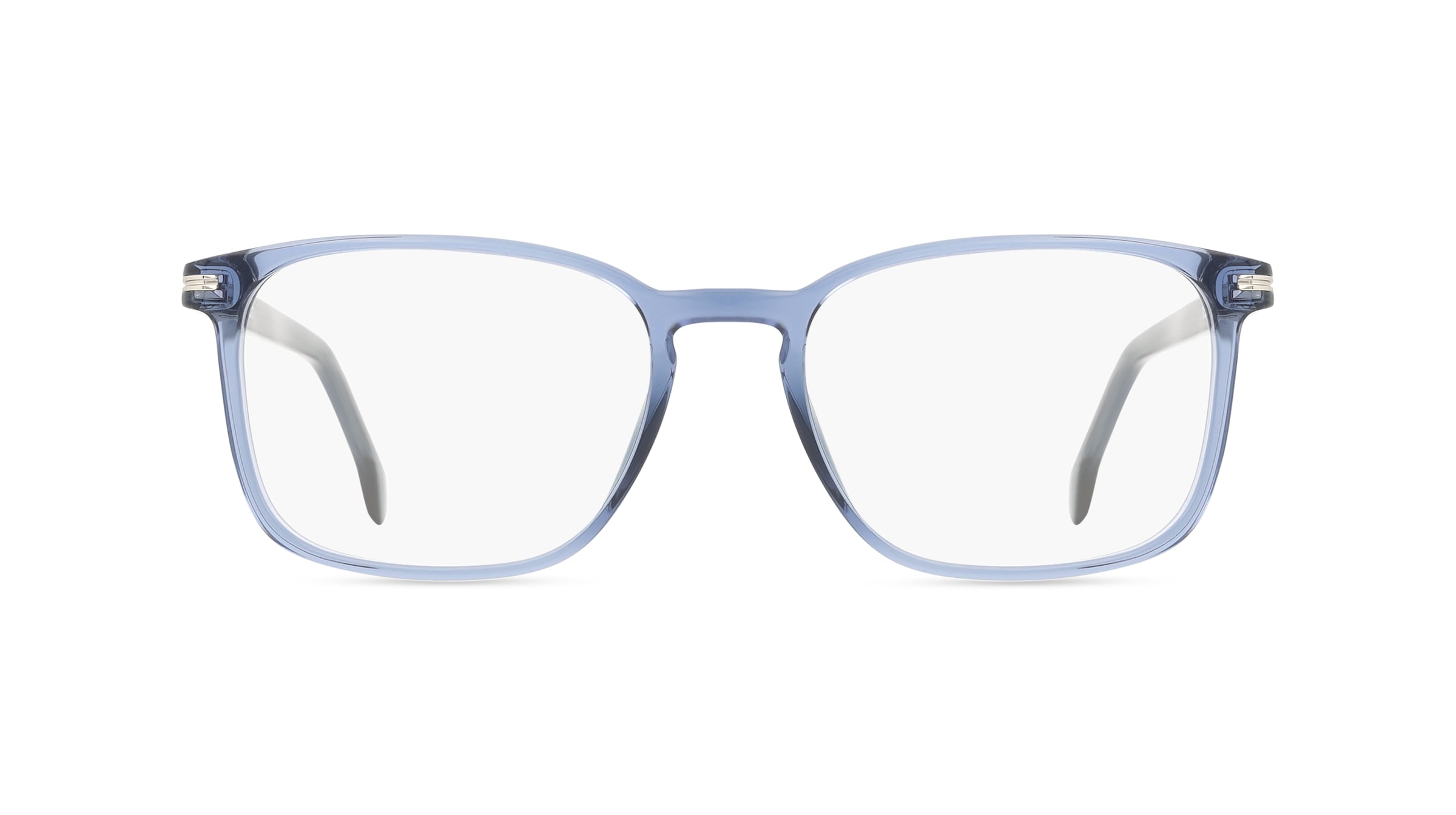 Boss 1727 Herren-Brille inkl. Gläser Vollrand Eckig Acetat-Gestell 42mm/18mm/145mm, blau