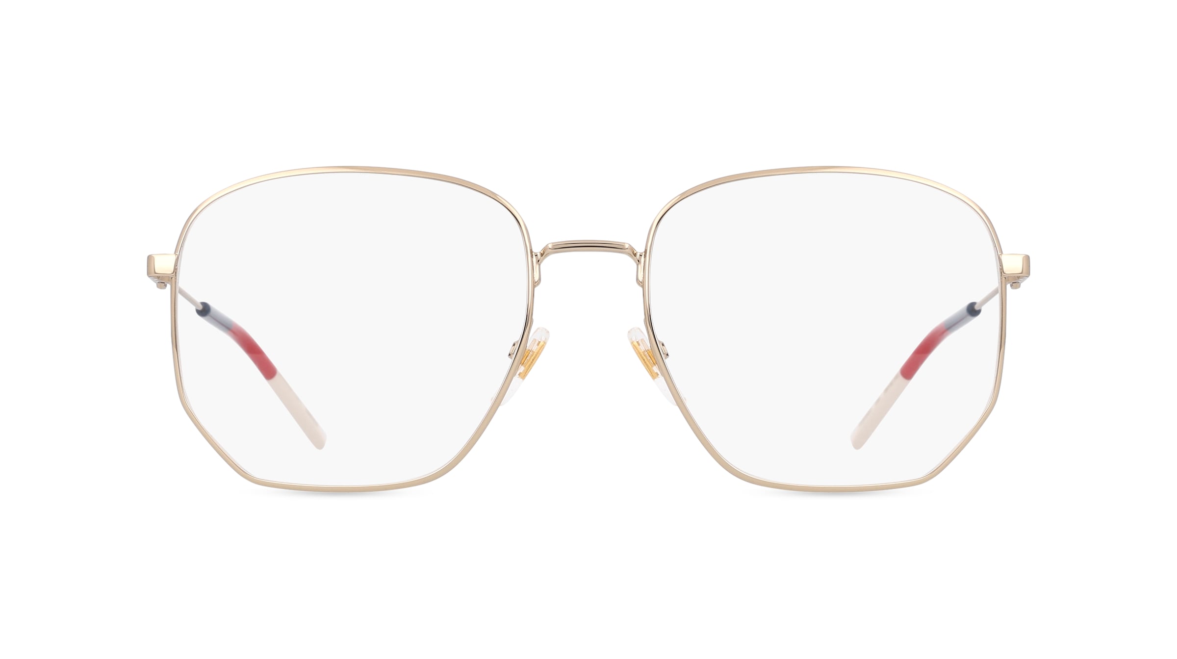 Gucci GG0396O Unisex-Brille inkl. Gläser Vollrand Eckig Metall-Gestell 56mm/18mm/140mm, gold