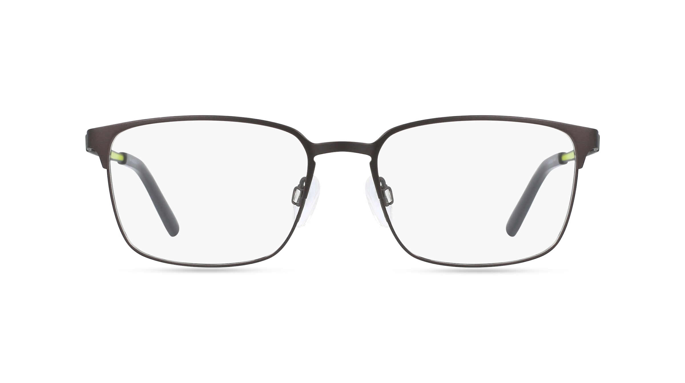 Fielmann CHARME 0843 CL Herren-Brille inkl. Gläser Vollrand Eckig Titan-Gestell 53mm/19mm/140mm, grau