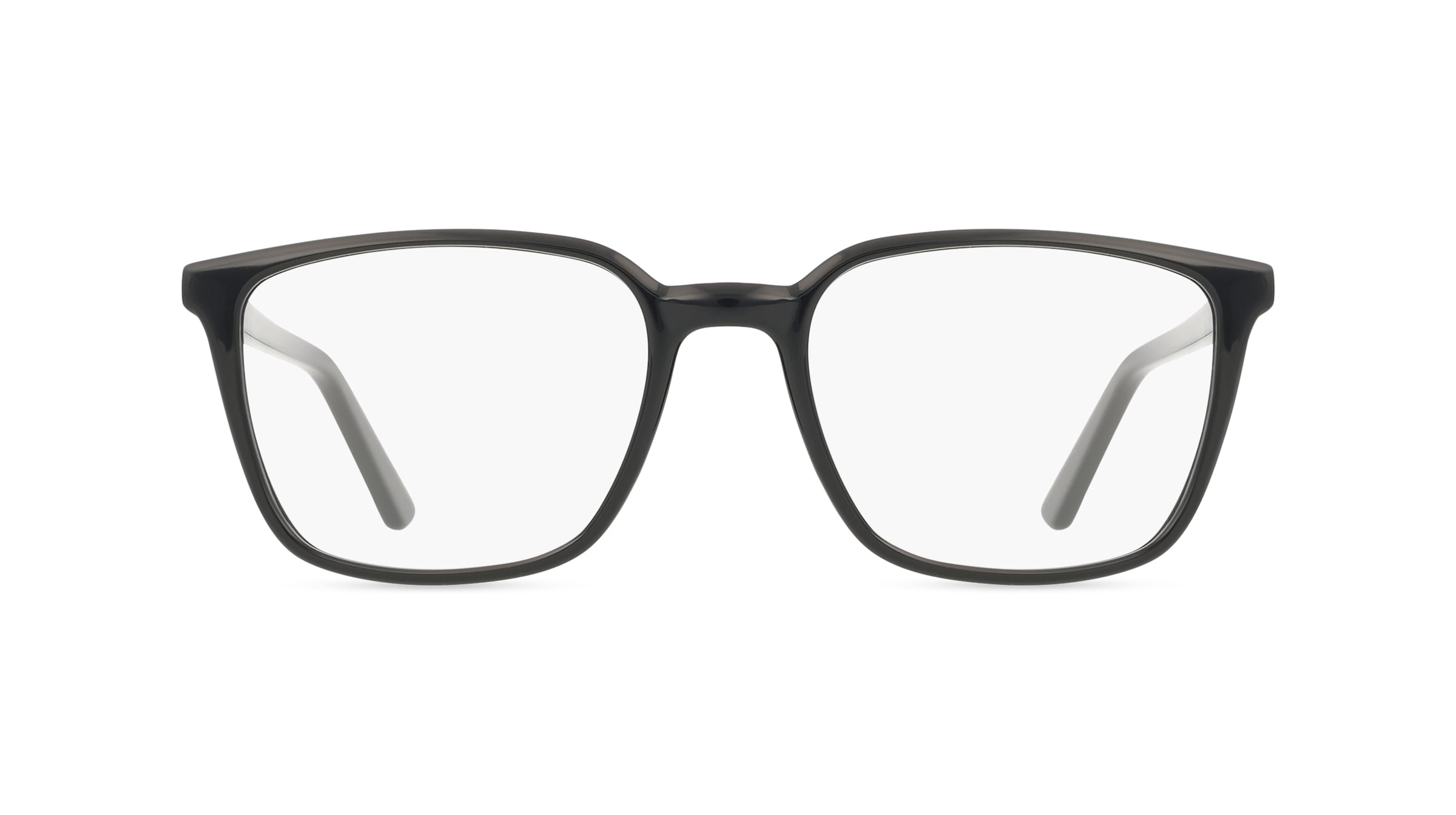 Fielmann JIL 035 CL RON Herren-Brille inkl. Gläser Vollrand Quadratisch Acetat-Gestell 53/19/145, schwarz