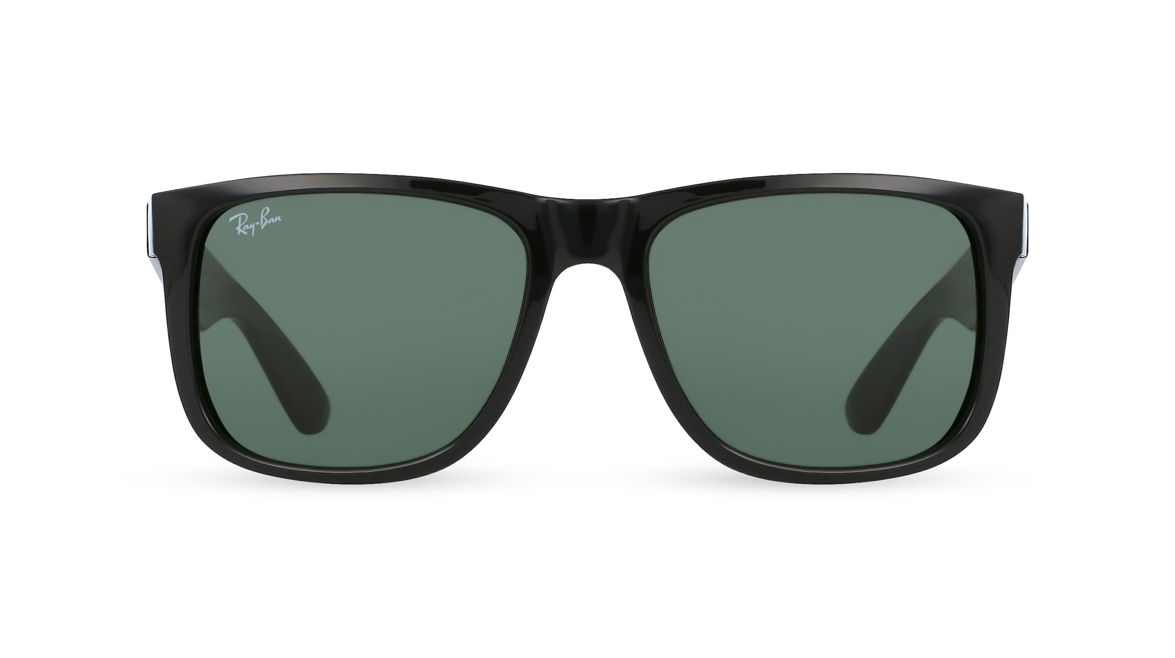 Ray-Ban RB 4165 JUSTIN Herren-Sonnenbrille Vollrand Eckig Kunststoff-Gestell, schwarz