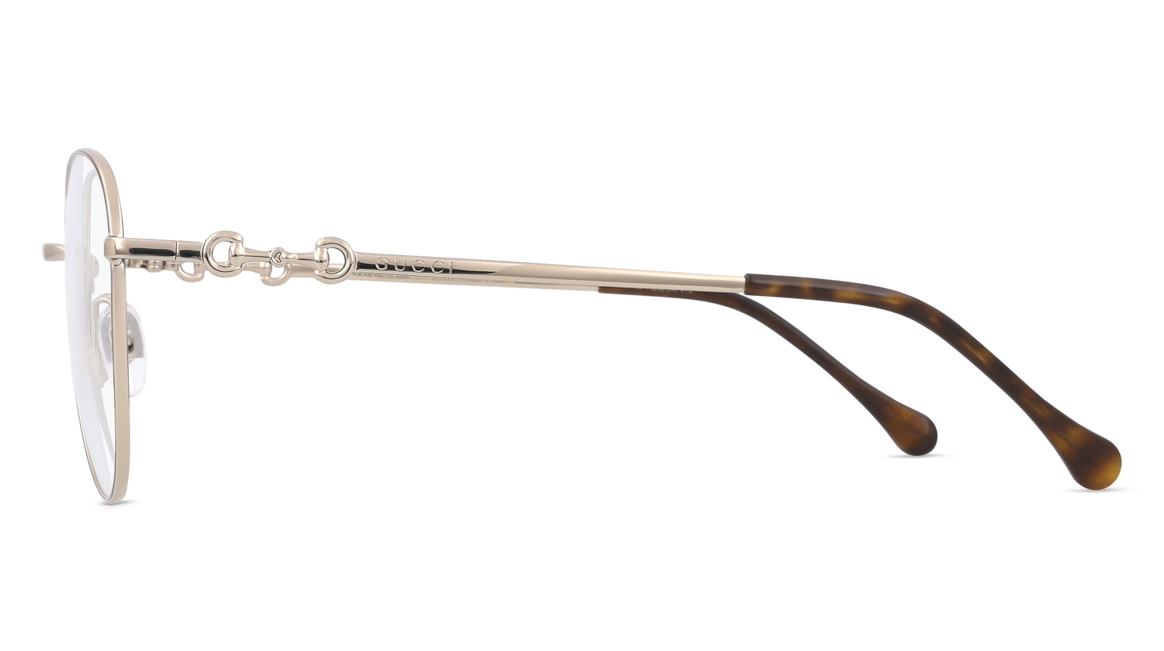 Thumbnail - Gucci GG0880O Unisex-Brille inkl. Gläser Vollrand Panto Metall-Gestell 51mm/18mm/140mm, gold