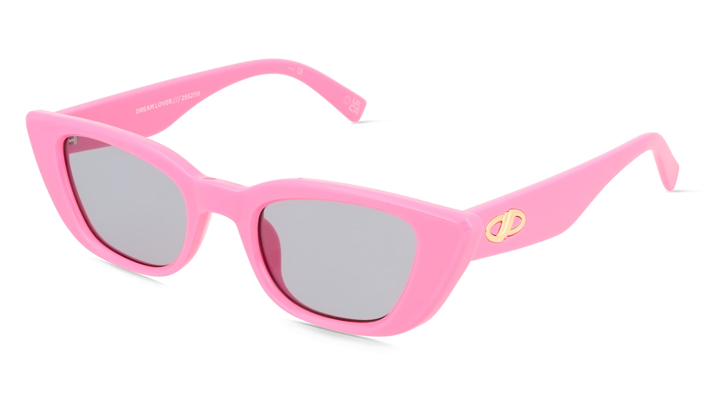 Le Specs DREAM LOVER Damen-Sonnenbrille Vollrand Cat Eye Kunststoff-Gestell, Pink