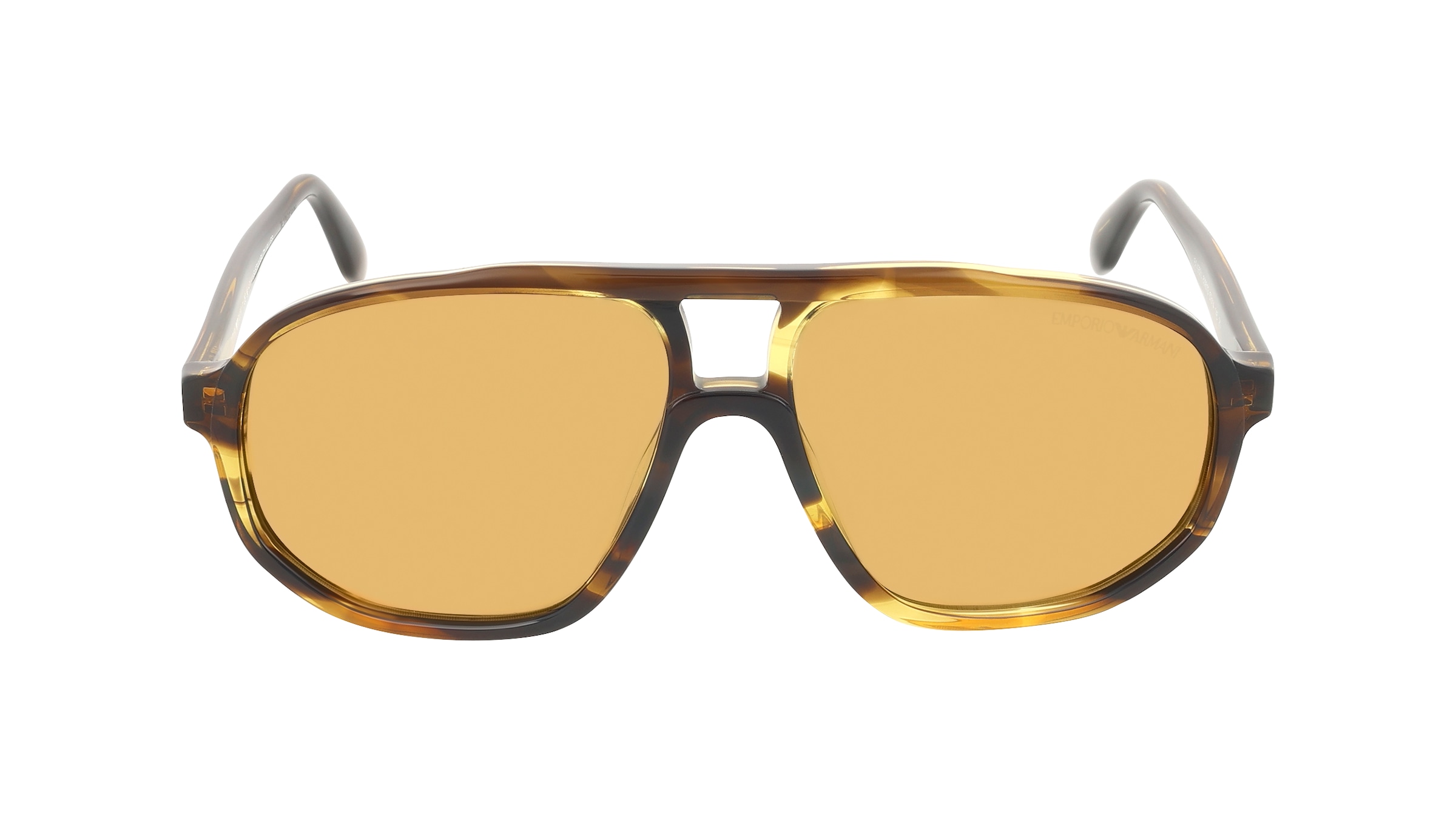 Emporio Armani 0EA4263U Herren-Sonnenbrille Vollrand Pilot Acetat-Gestell, Grün