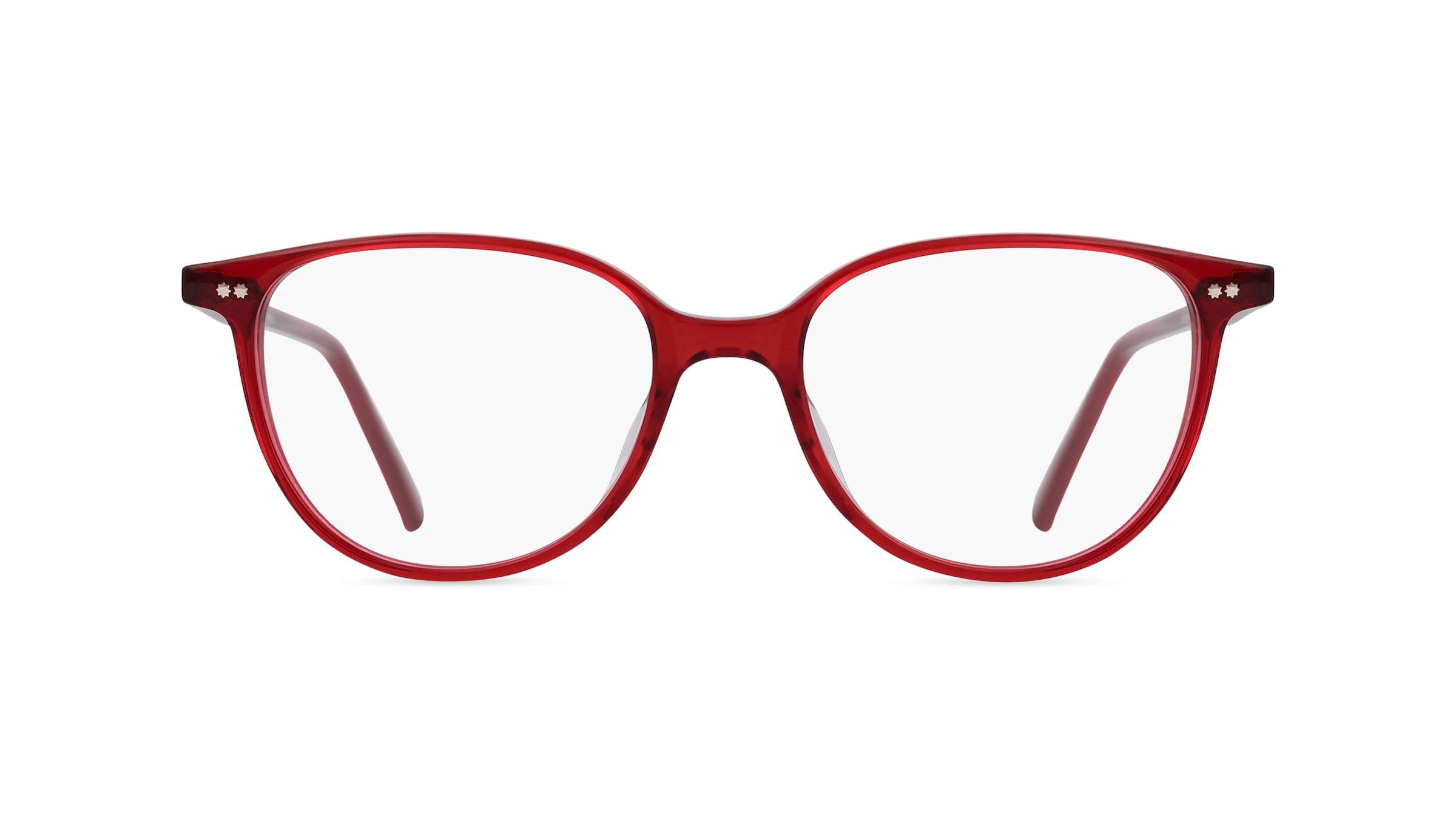 Fielmann MF 057 RN Damen-Brille inkl. Gläser Vollrand Oval Kunststoff-Gestell 52mm/18mm/145mm, rot