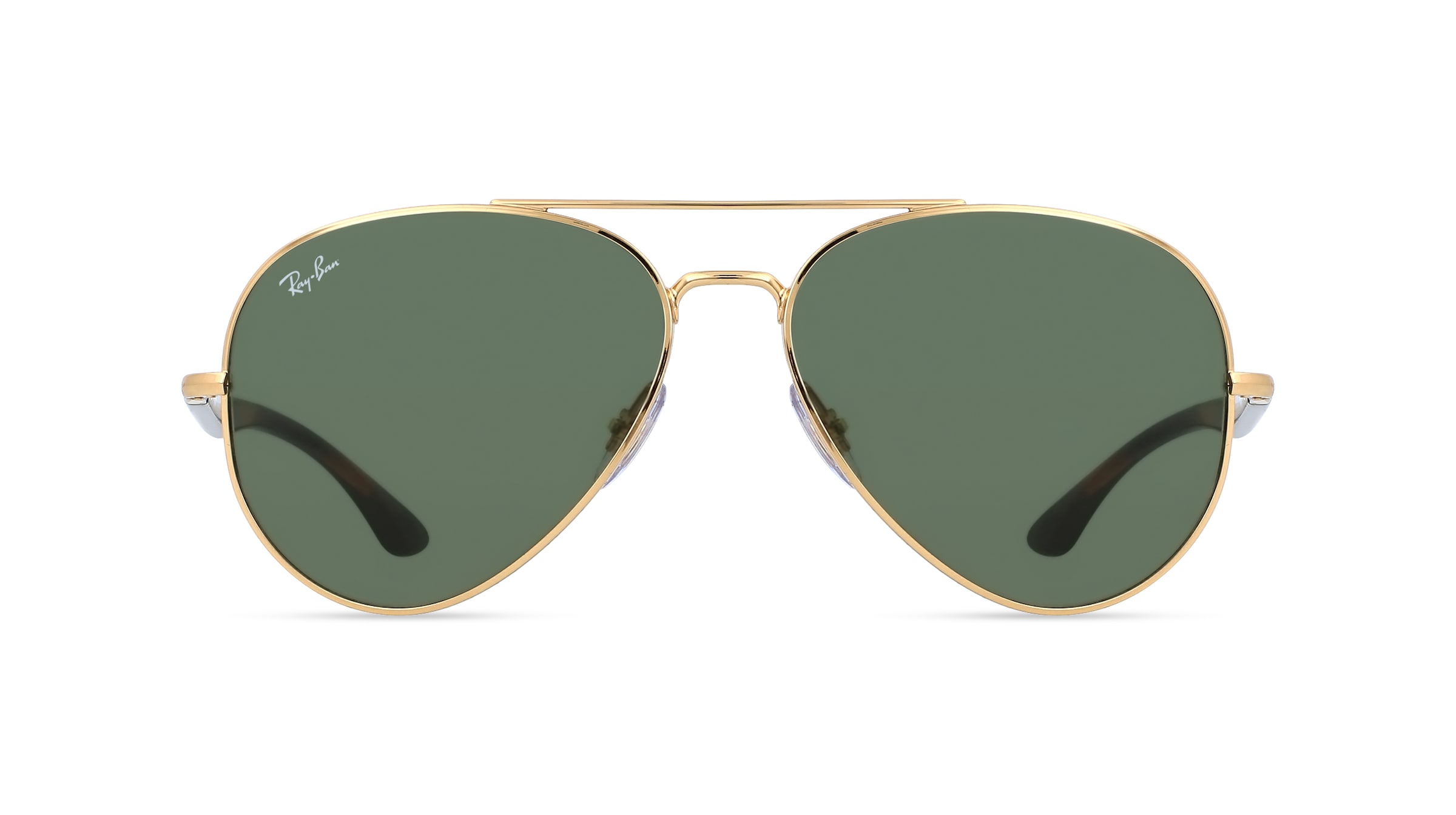 Ray-Ban RB 3675 Unisex-Sonnenbrille Vollrand Pilot Metall-Gestell, Gold