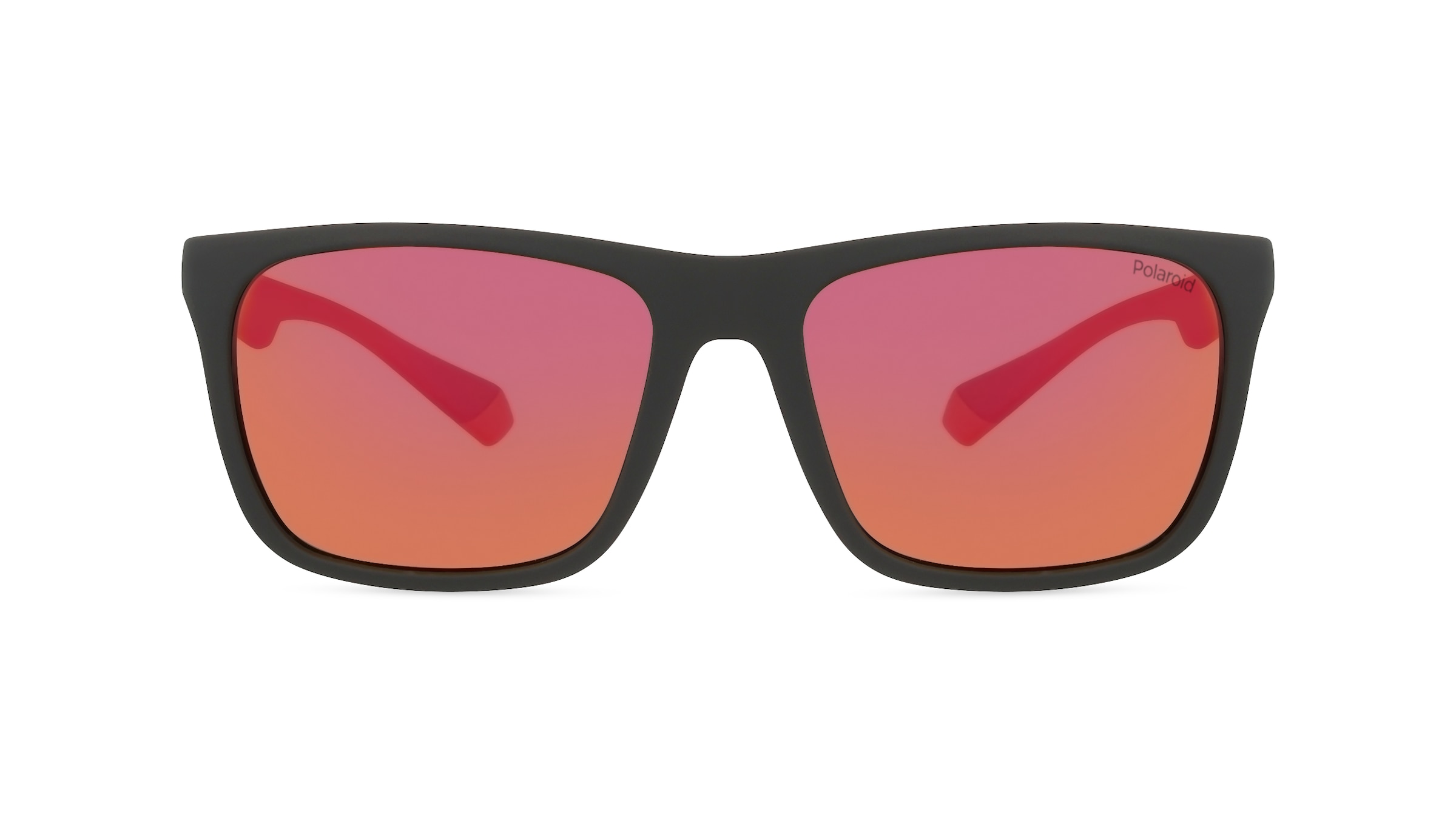 Polaroid PLD 2141/S Unisex-Sonnenbrille Vollrand Eckig Kunststoff-Gestell, schwarz