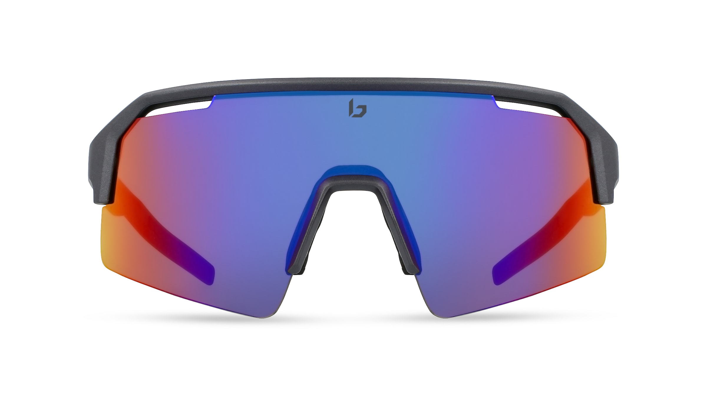 Bollé C-SHIFTER Unisex-Sonnenbrille Vollrand Monoscheibe Kunststoff-Gestell, grau