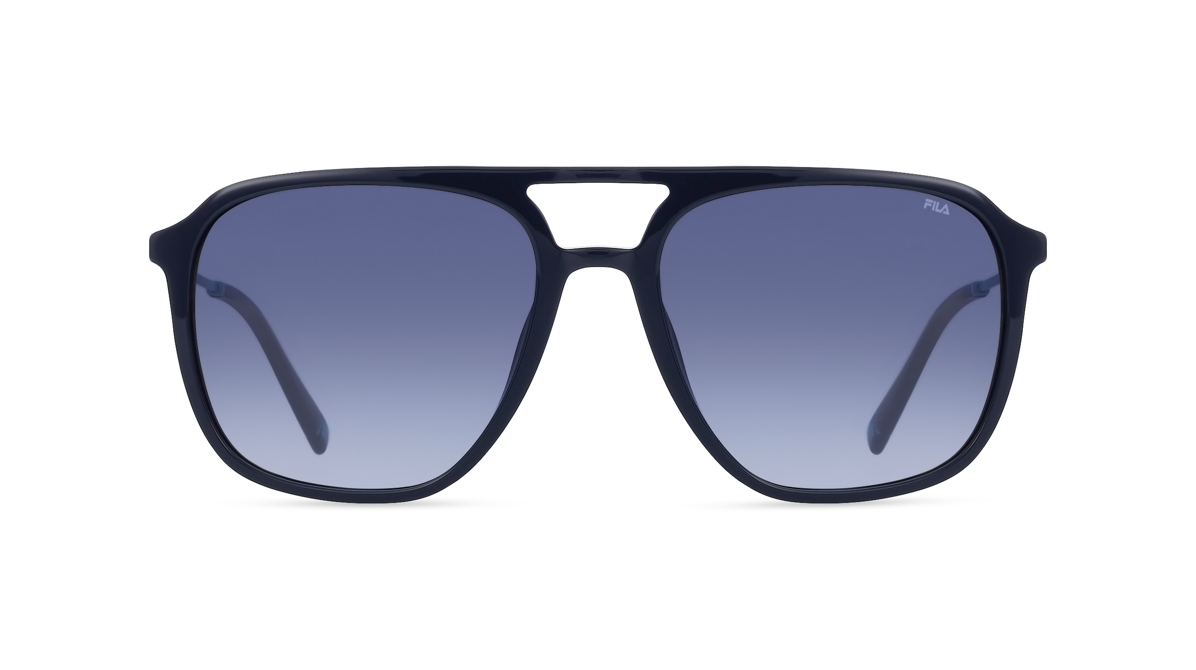 Fila FIASFI215 Herren-Sonnenbrille Vollrand Pilot Kunststoff-Gestell, blau