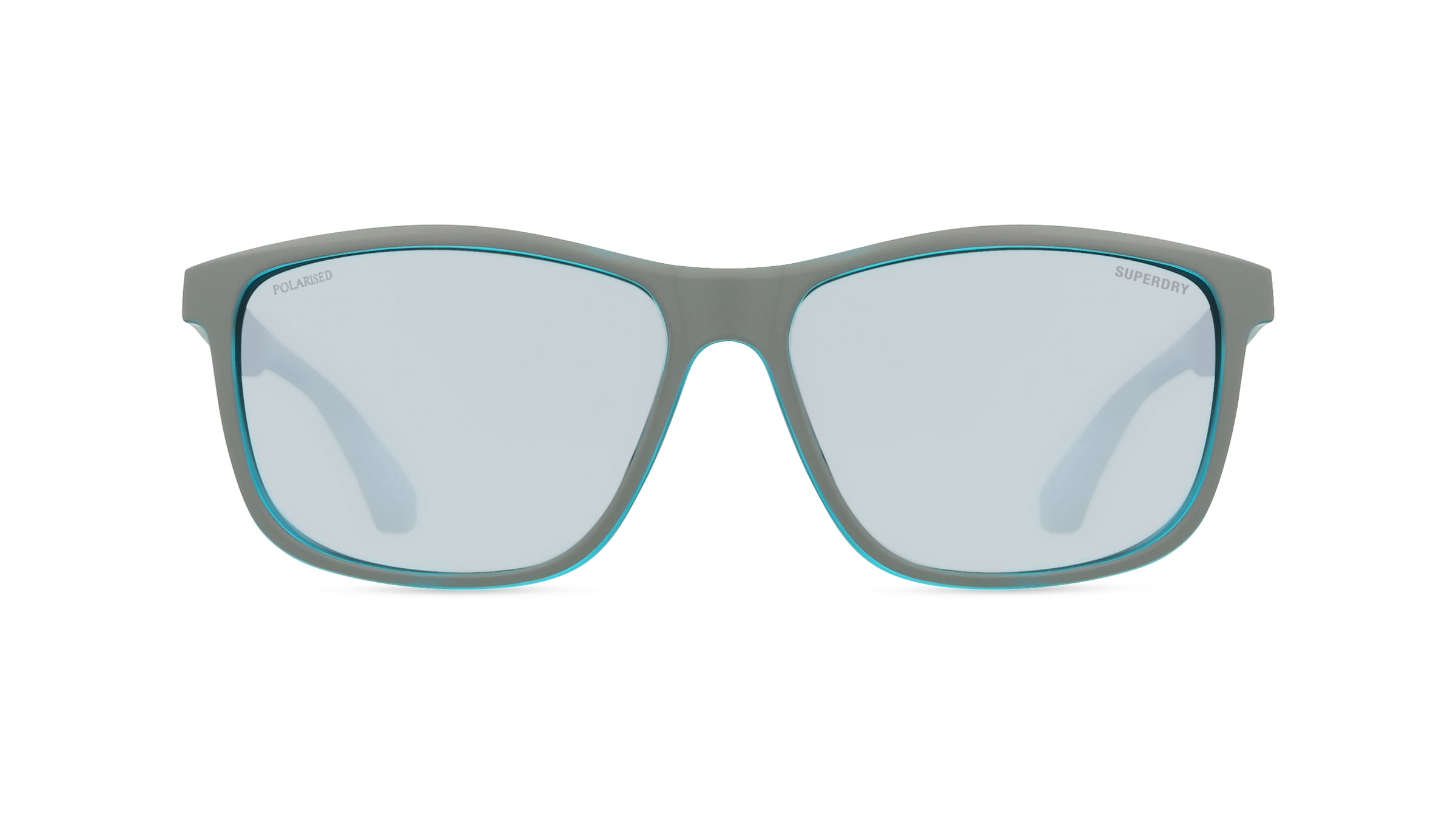 Superdry SDS 5014 Herren-Sonnenbrille Vollrand Eckig Kunststoff-Gestell, grau