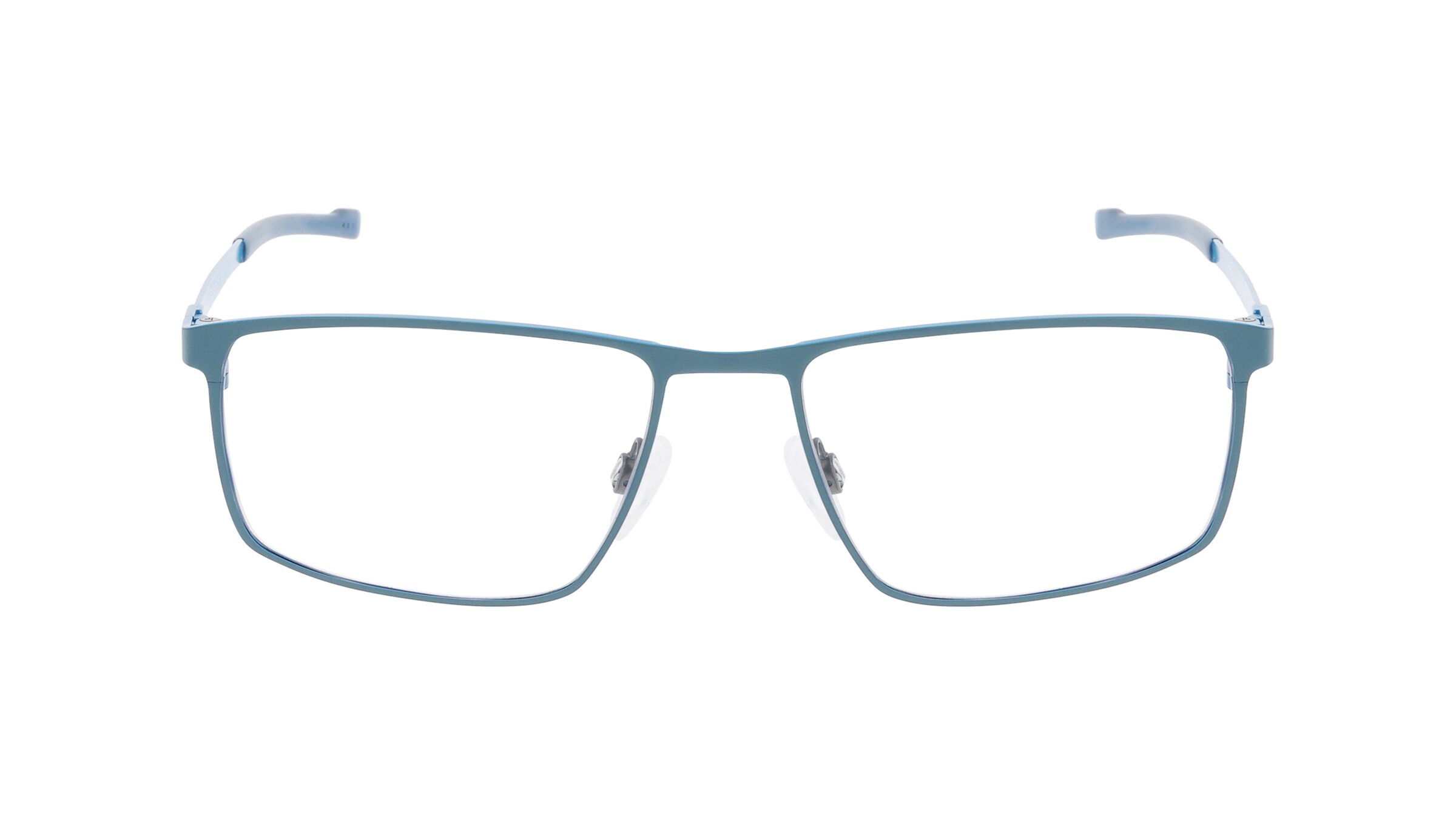 Titanflex 820977 Herren-Brille inkl. Gläser Vollrand Eckig Titan-Gestell 56mm/17mm/145mm, blau