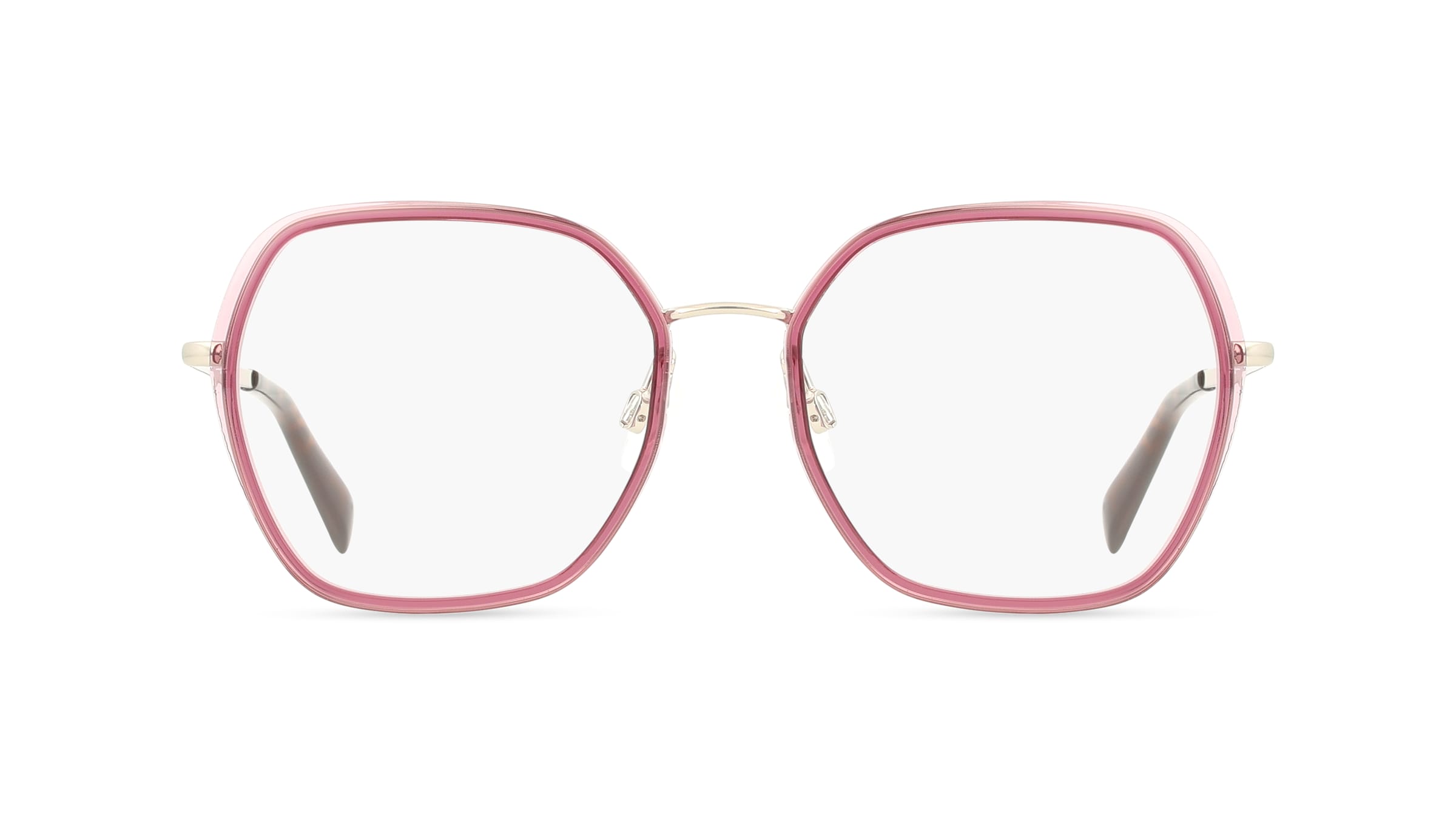 Esprit 33544 Damen-Brille inkl. Gläser Vollrand Geometrisch Kunststoff-Gestell 52/18/140, Lila