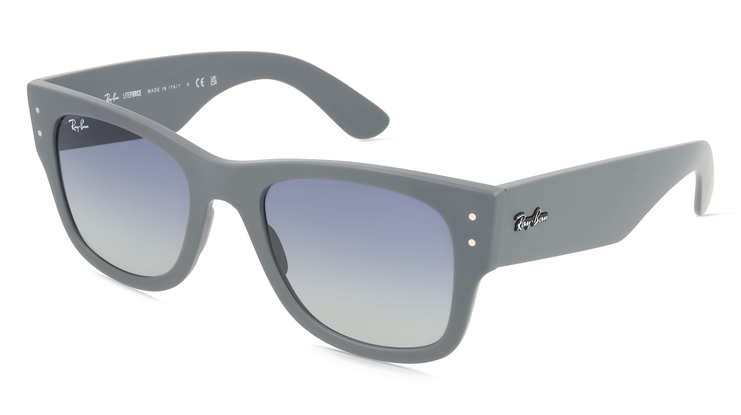 Ray-Ban RB4840S Unisex-Sonnenbrille Vollrand Quadratisch Kunststoff-Gestell, Grau