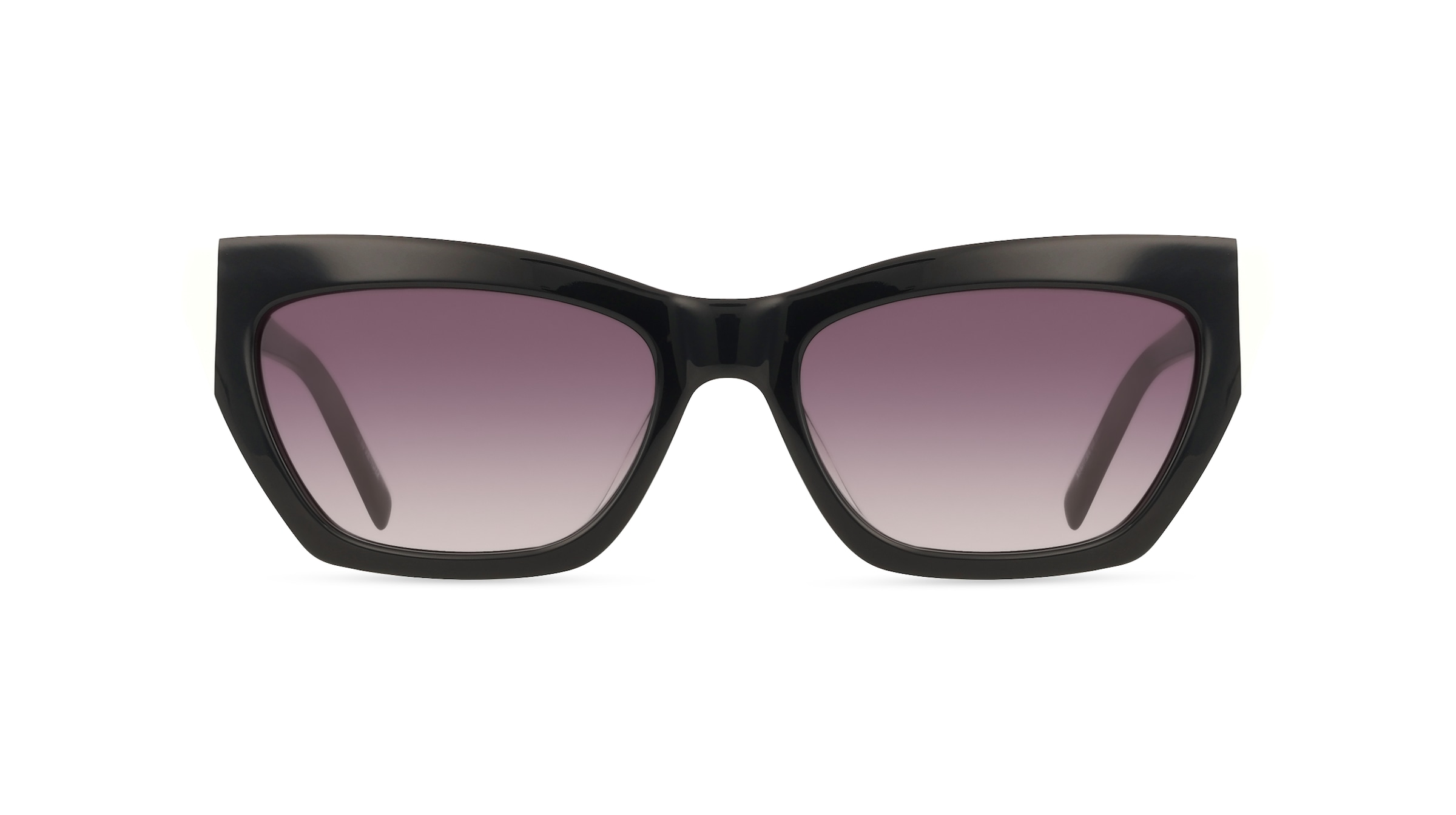 DKNY DK547S Damen-Sonnenbrille Vollrand Cateye Acetat-Gestell, schwarz