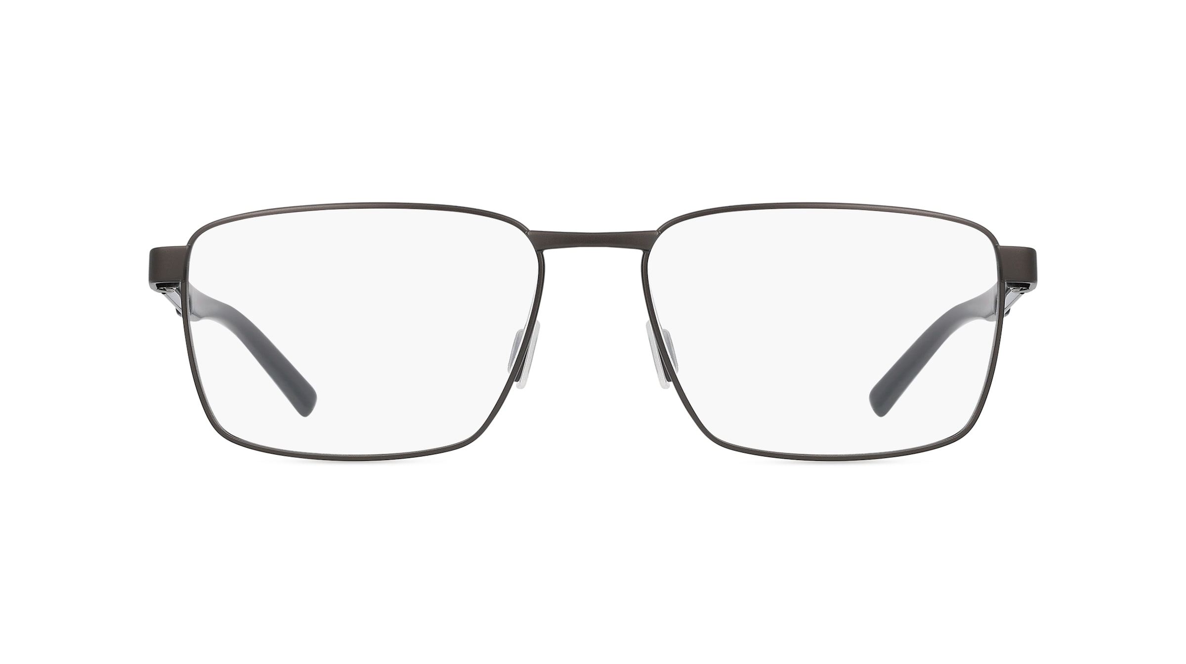 Porsche Design 8744 Unisex-Brille inkl. Gläser Vollrand Rechteckig Metall-Gestell 55mm/16mm/140mm, grau