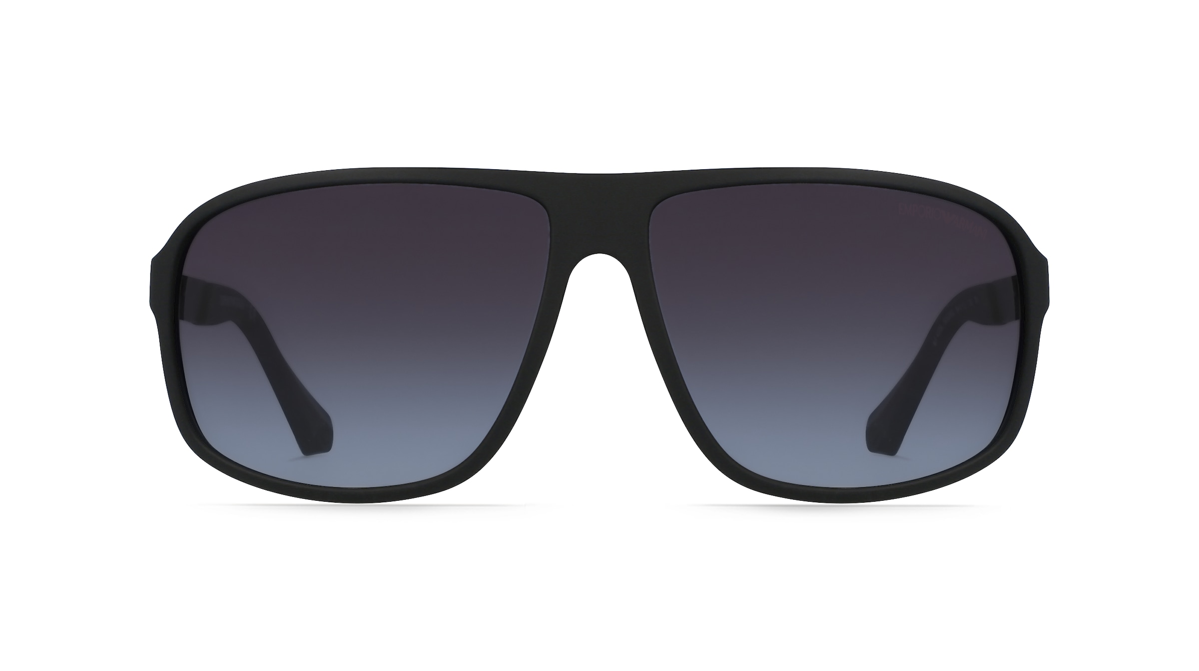 Emporio Armani EA4029 Herren-Sonnenbrille Vollrand Quadratisch Kunststoff-Gestell, Schwarz