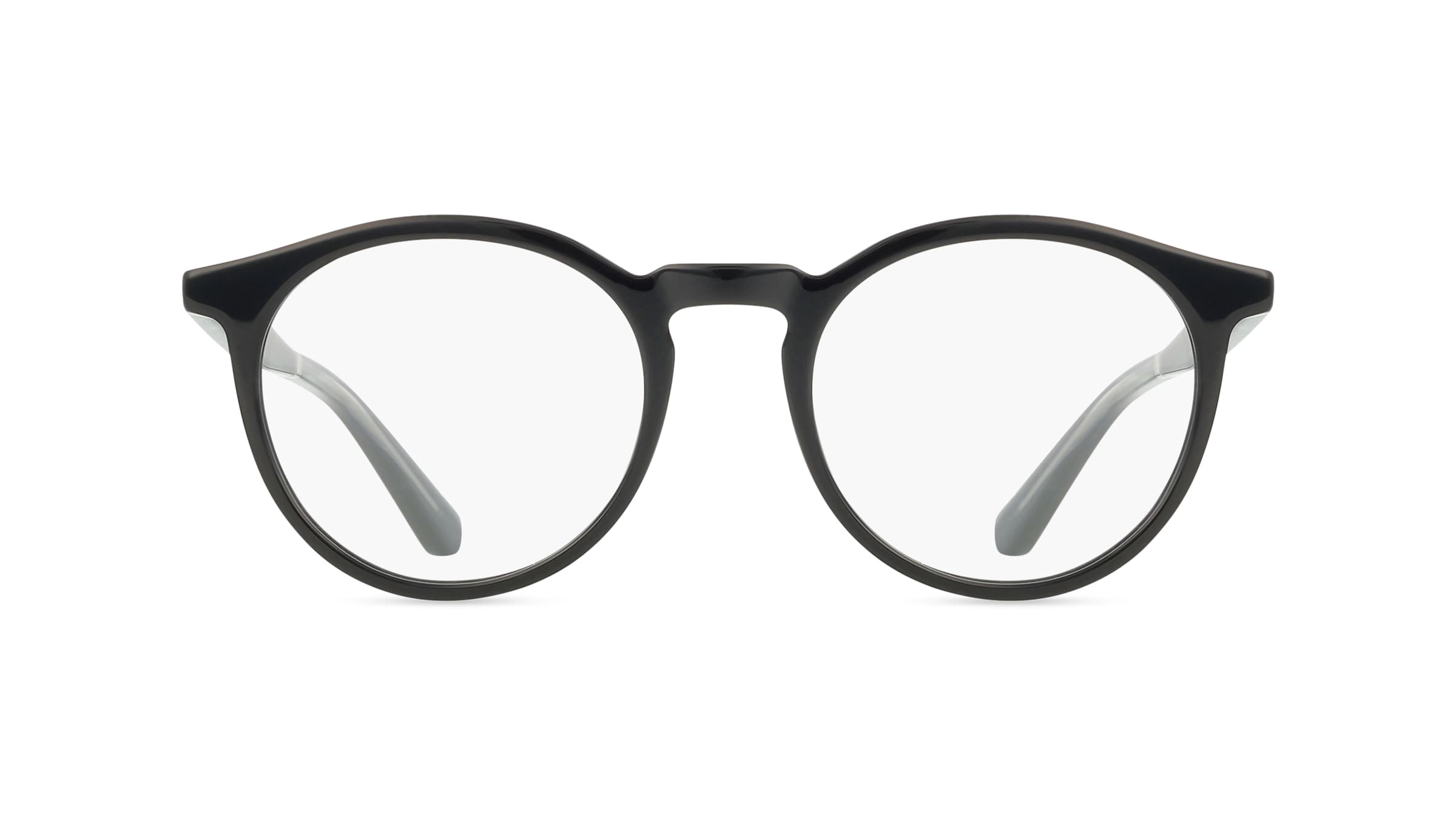 Calvin Klein CK23515 Unisex-Brille inkl. Gläser Vollrand Rund Kunststoff-Gestell 50mm/20mm/140mm, schwarz