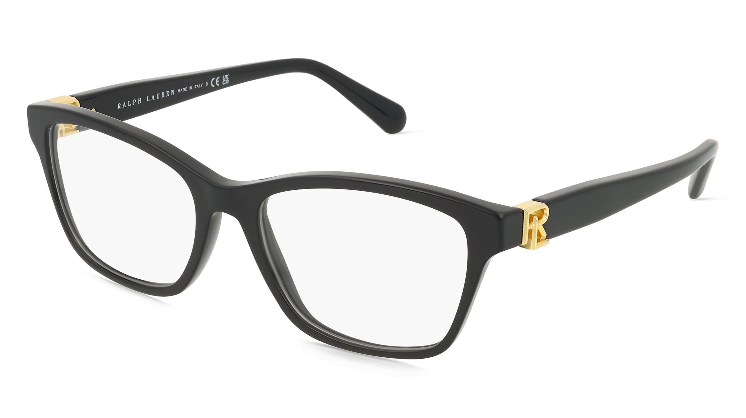 Ralph Lauren 0RL6243 Damen-Brille inkl. Gläser Vollrand Cat Eye Acetat-Gestell 54/17/145, Schwarz