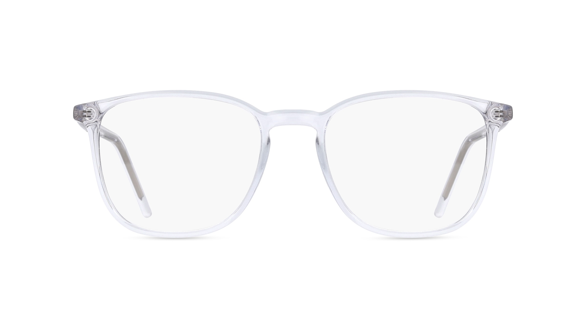 Fielmann JIL 028 CL Herren-Brille inkl. Gläser Vollrand Eckig Acetat-Gestell 53mm/19mm/145mm, Transparent