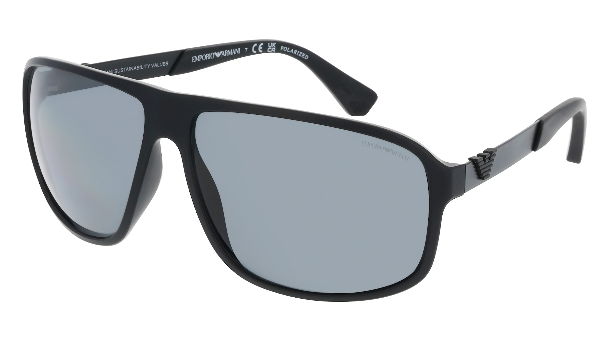 Luxottica Fashion Brillen Vertriebs Gmbh Herren Schwarz Emporio Armani Ea4029 -Sonnenbrille Vollrand Quadratisch Kunststoff-Gestell,