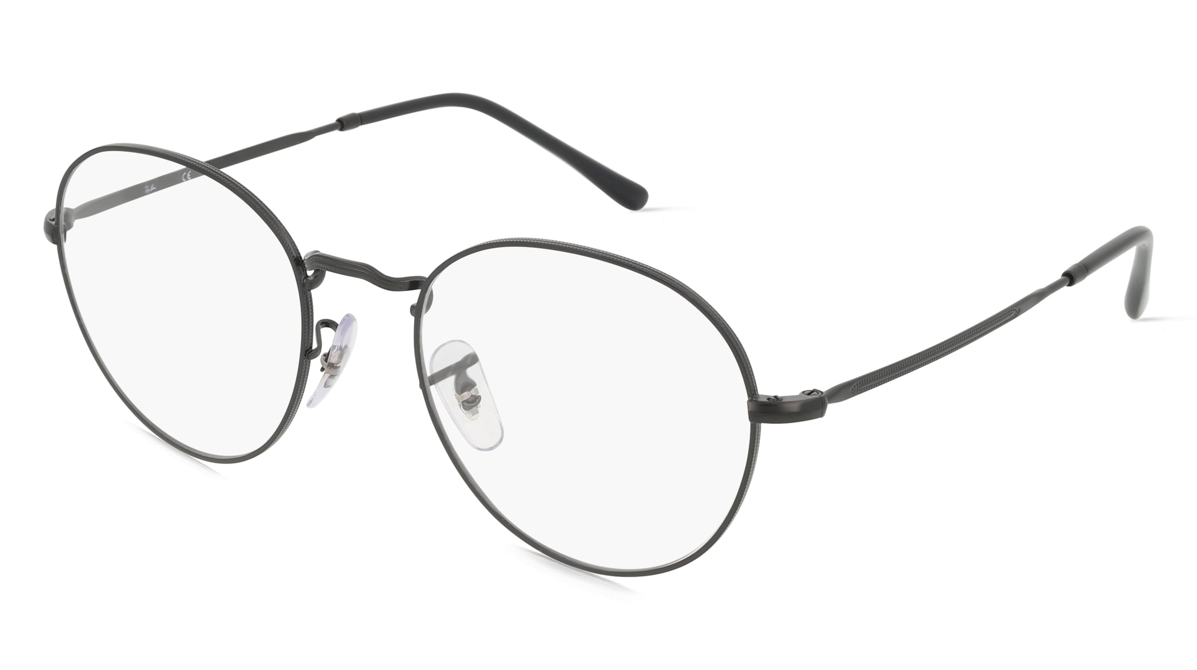 Ray-Ban RX3582V Unisex-Brille inkl. Gläser Vollrand Panto Metall-Gestell 51/20/140, Schwarz