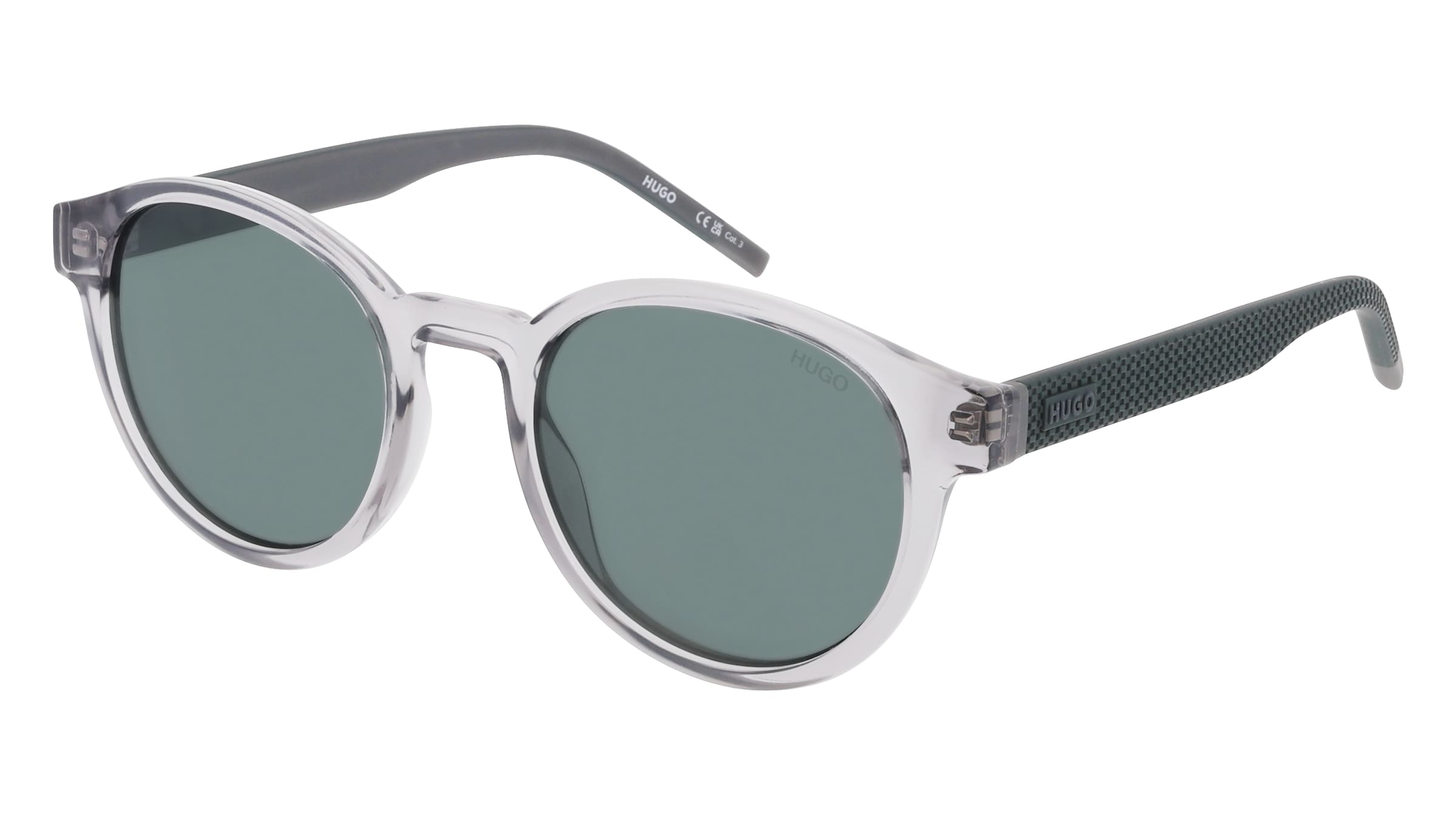 Hugo Boss Hugo Hg 1390/S Herren-Sonnenbrille Vollrand Panto Kunststoff-Gestell, Grau