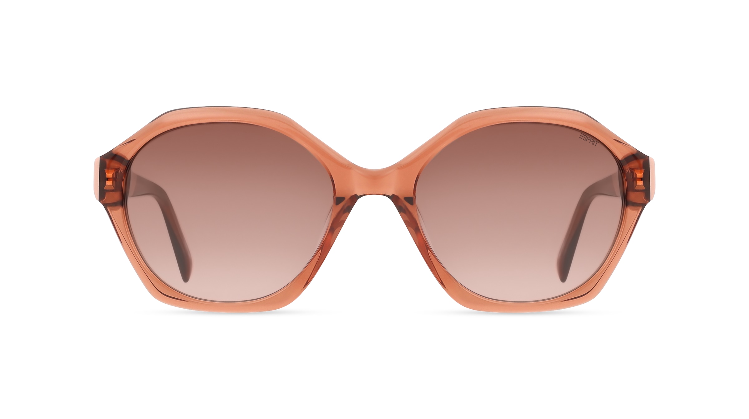 Esprit ET40122 Damen-Sonnenbrille Vollrand Achteck Acetat-Gestell, pink