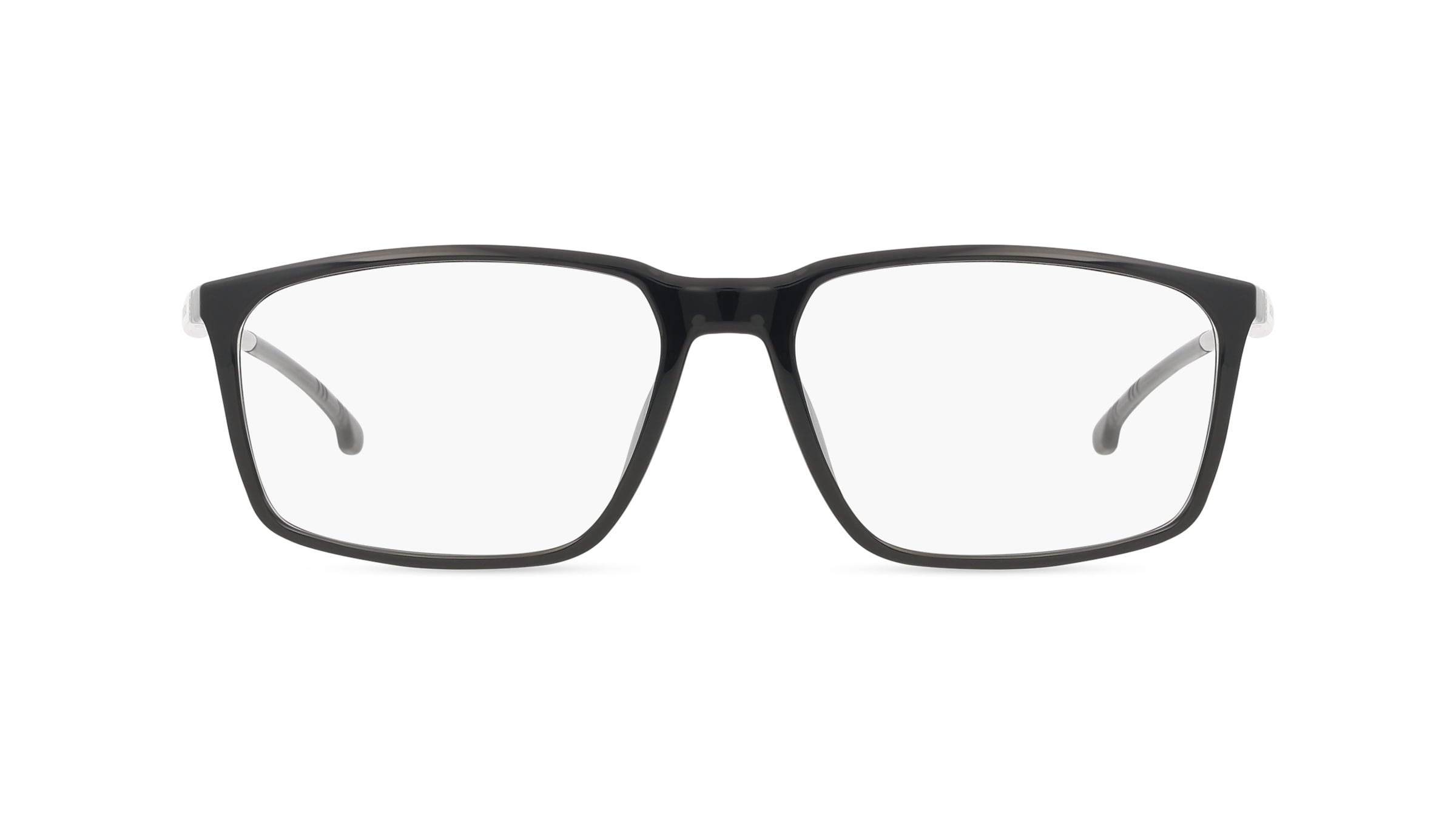 Carrera CARDUC 041 Herren-Brille inkl. Gläser Vollrand Eckig Kunststoff-Gestell 58mm/16mm/140mm, Schwarz